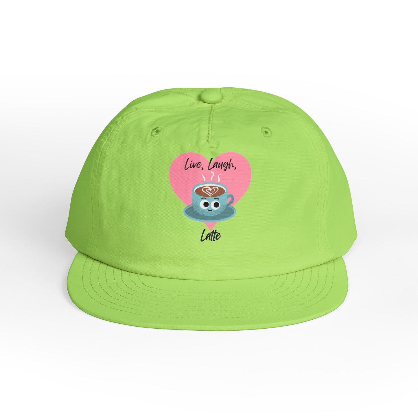 Playful Surf Cap - Live Laugh Love, Summer Vibes, Casual Weekend Accessory, Fun Beach Hat, Gift for Surf Lovers