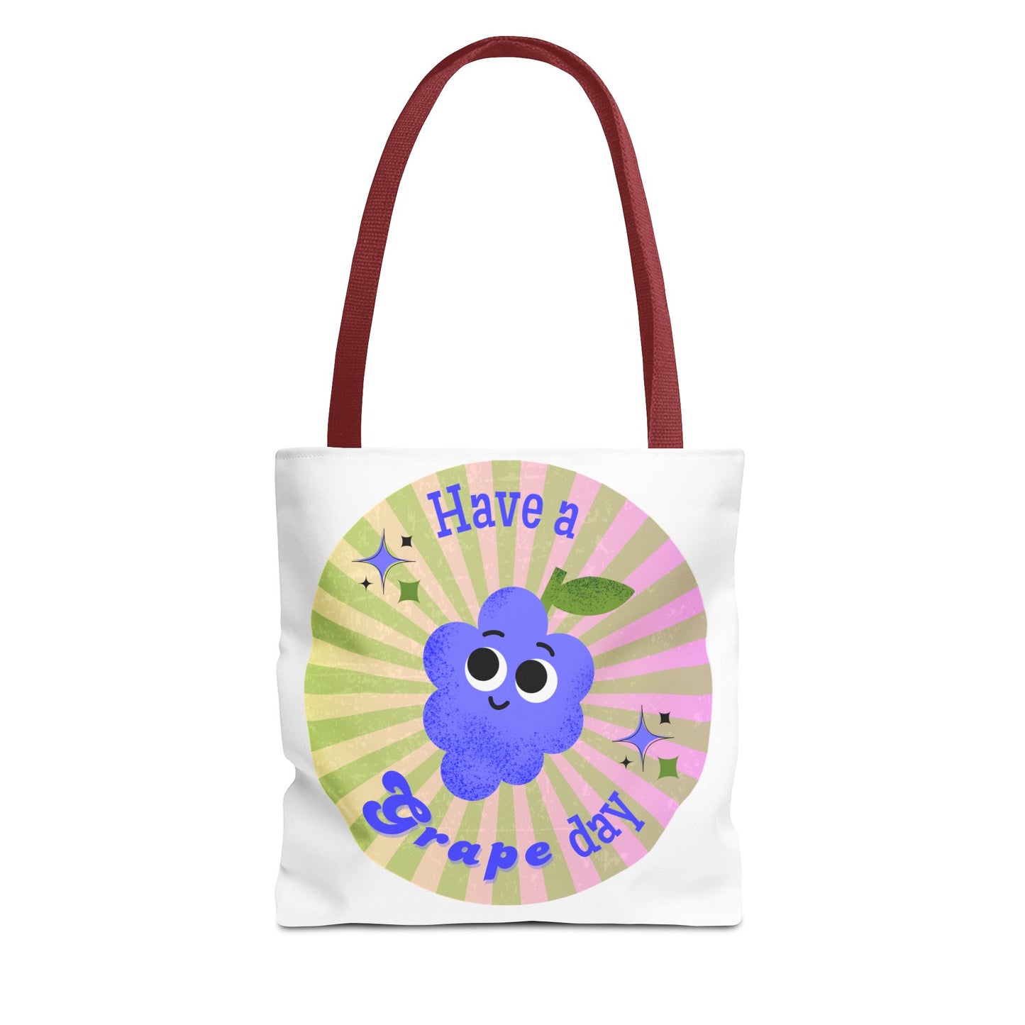 Cute Grape Day Tote Bag - Fun Reusable Shopping Bag, Gift for Fruit Lovers, Eco-Friendly Tote, Summer Bag, Kids' Toy Bag