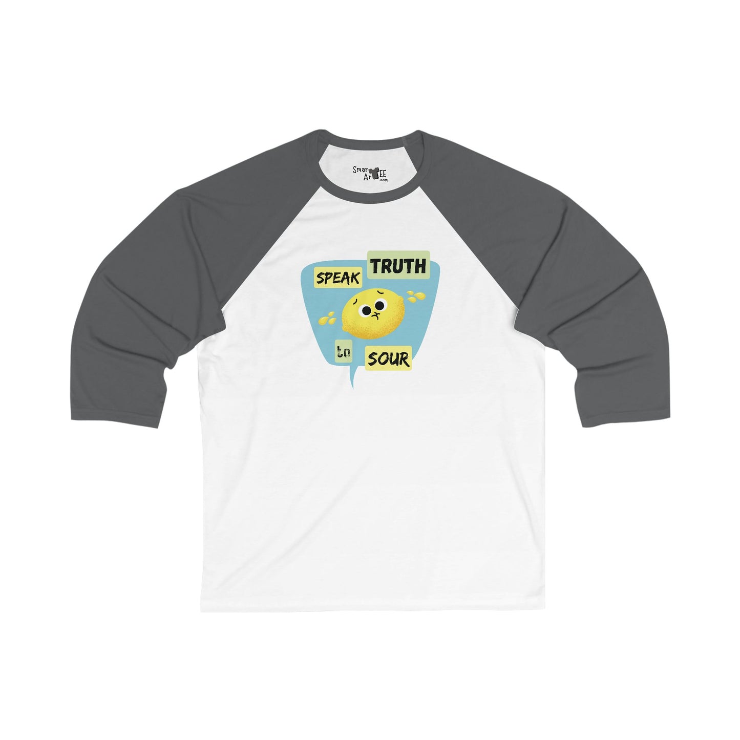 Baseball Tee - Funny Lemon Shirt - Unisex Styling, Funny Fruit Pun, Great Gift Idea, Fruit Lovers