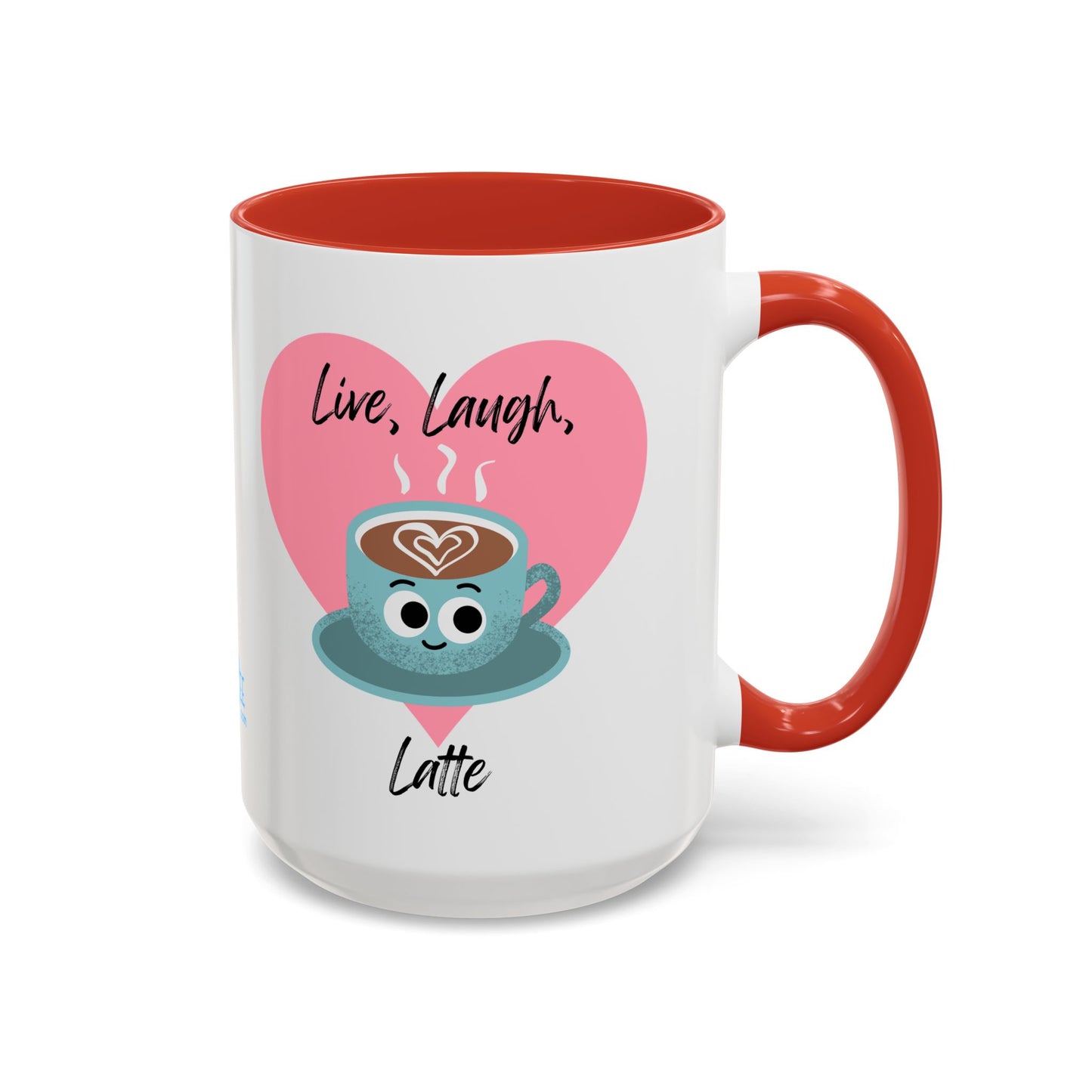 Live Laugh Latte Coffee Mug | Cute Mug, Funny Gift, Hot Beverage Cup, Coffee Lover Gift, Heartwarming Decor
