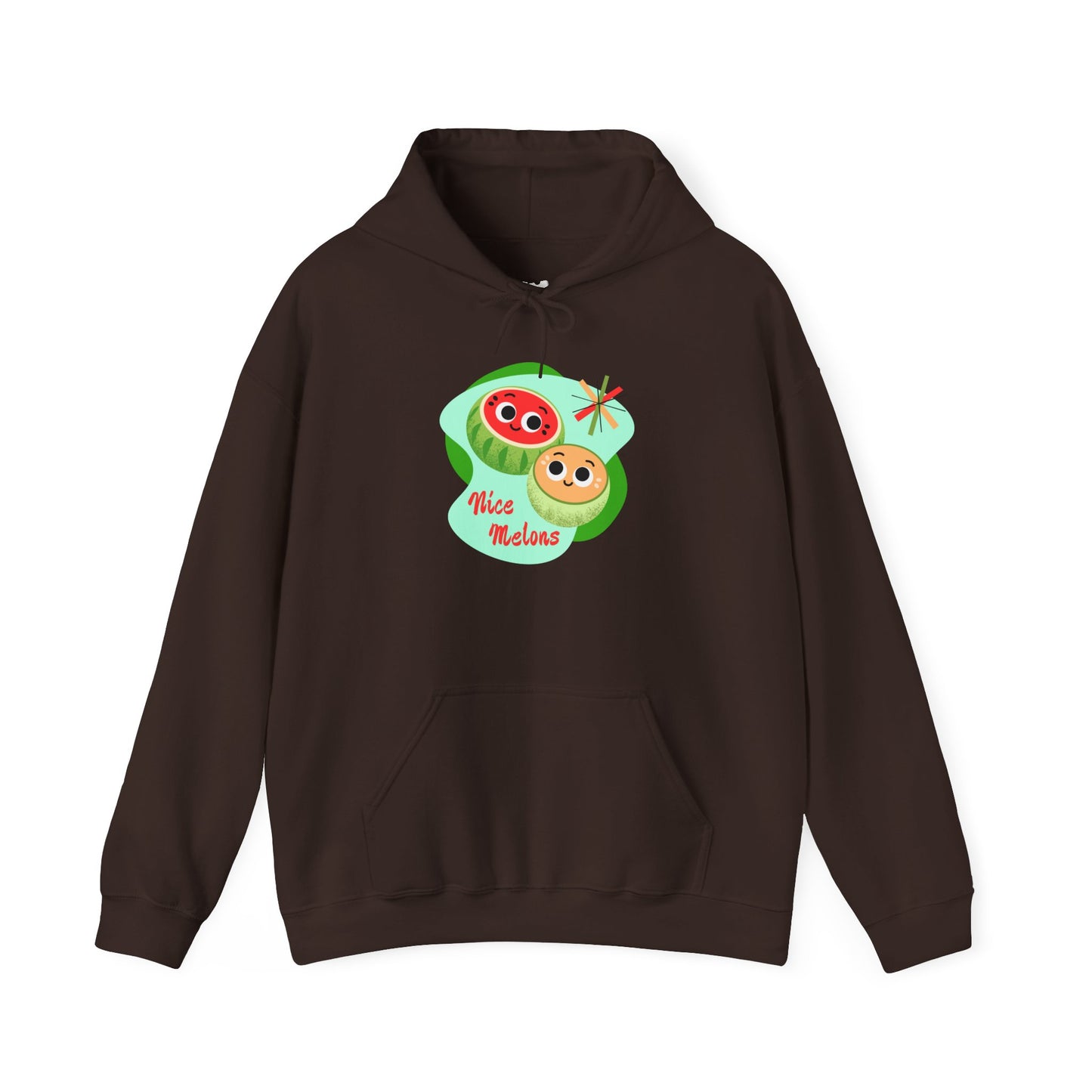 Cute Retro Fruit Hoodie for Friends, Cozy Unisex Pullover, Funny Casual Wear, Gift for Fruit Lovers