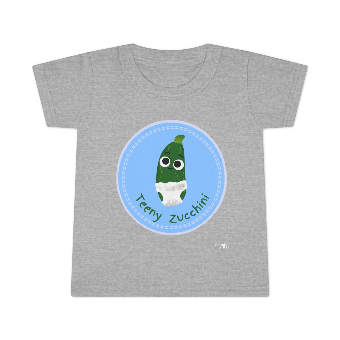 Cute Toddler Zucchini Shirt, Funny Kids Tee, Teeny Zucchini Design, Gift for Toddlers, Playful Children's Apparel