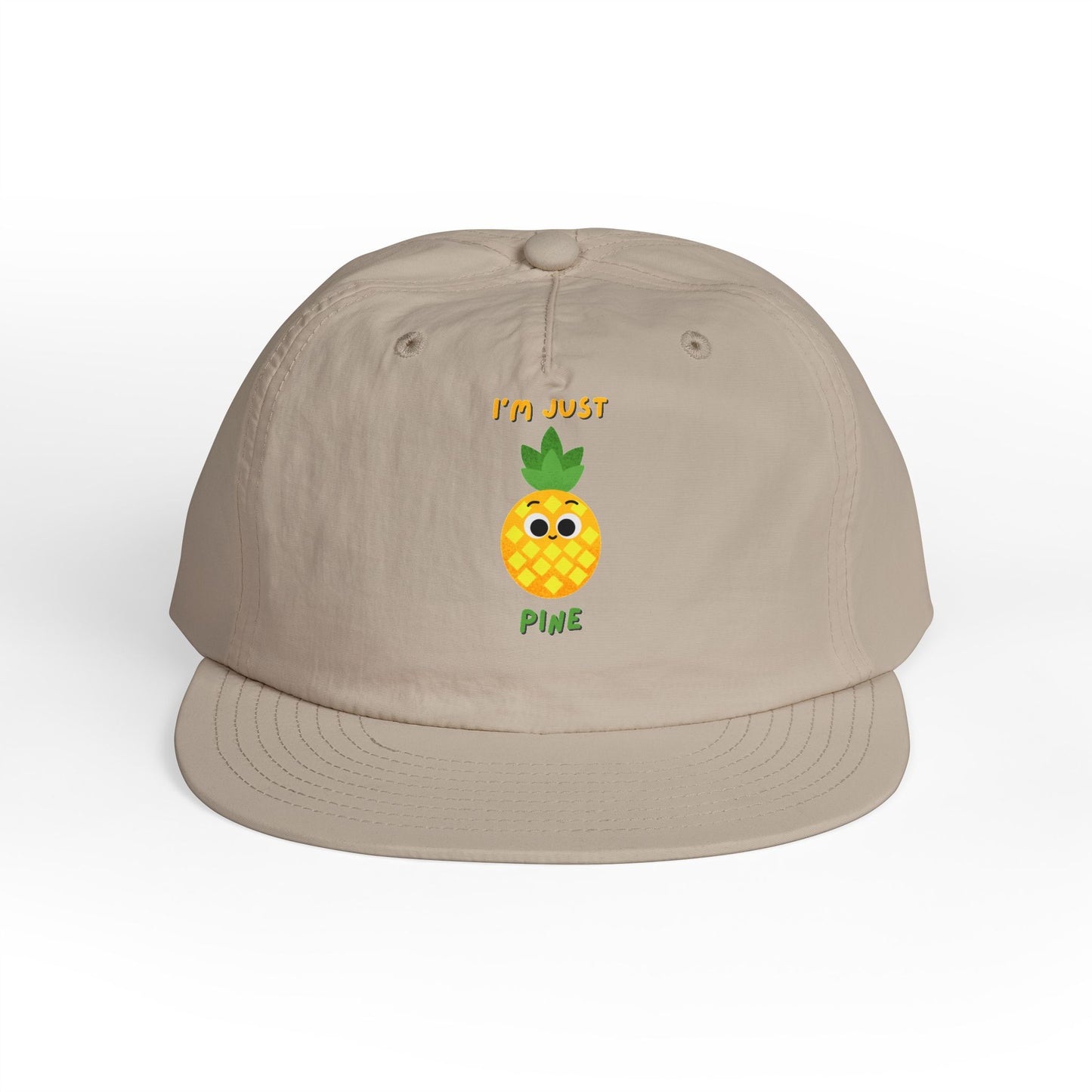 Pineapple Pun Surf Cap - Fun Beachwear, Summer Accessory, Vacation Hat, Gift for Surfers, Casual Style