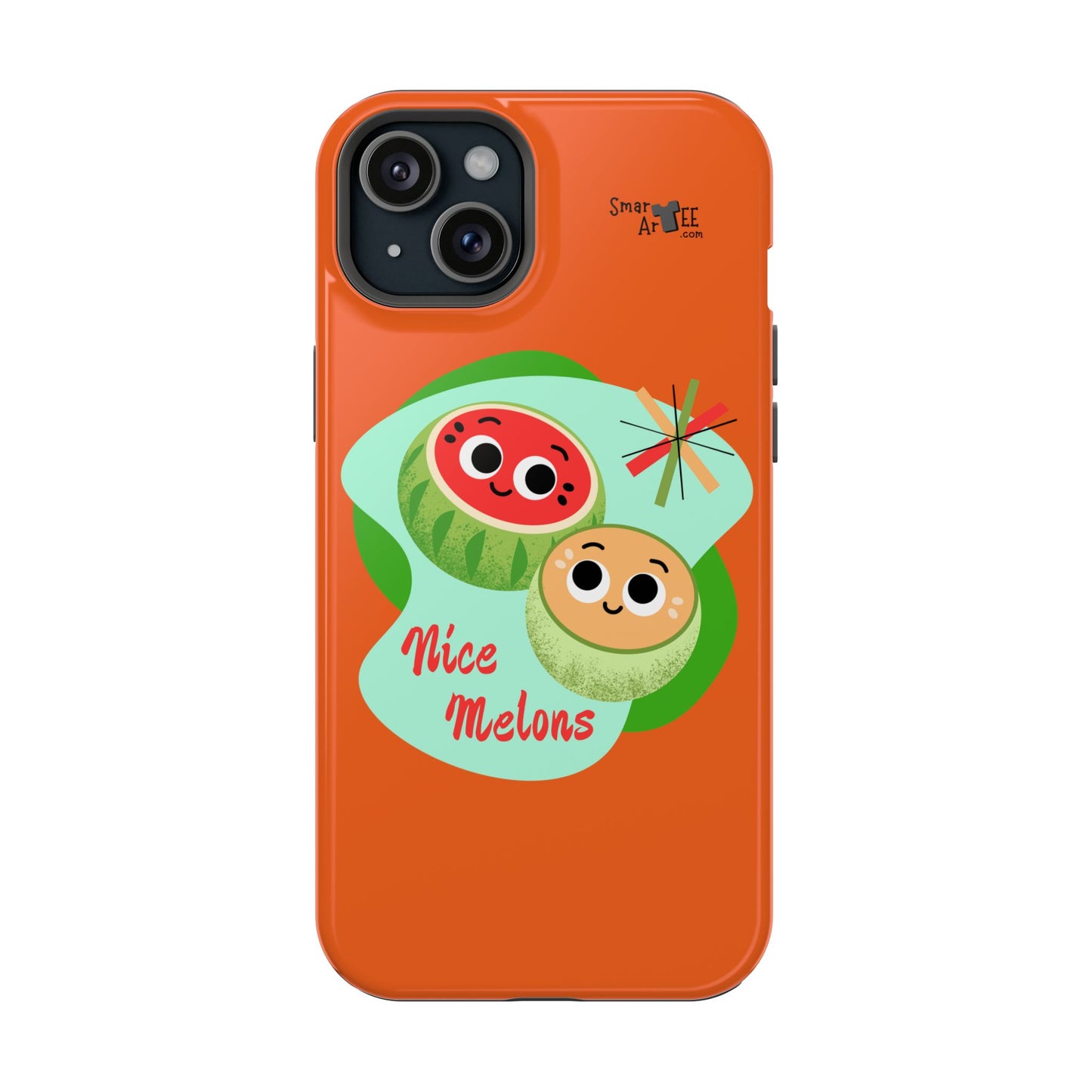 Cute Fruit Phone Case - Nice Melons Design, Impact-Resistant, Fun Gift for Kids, Phone Accessories for Celebrations, Fruit Lovers