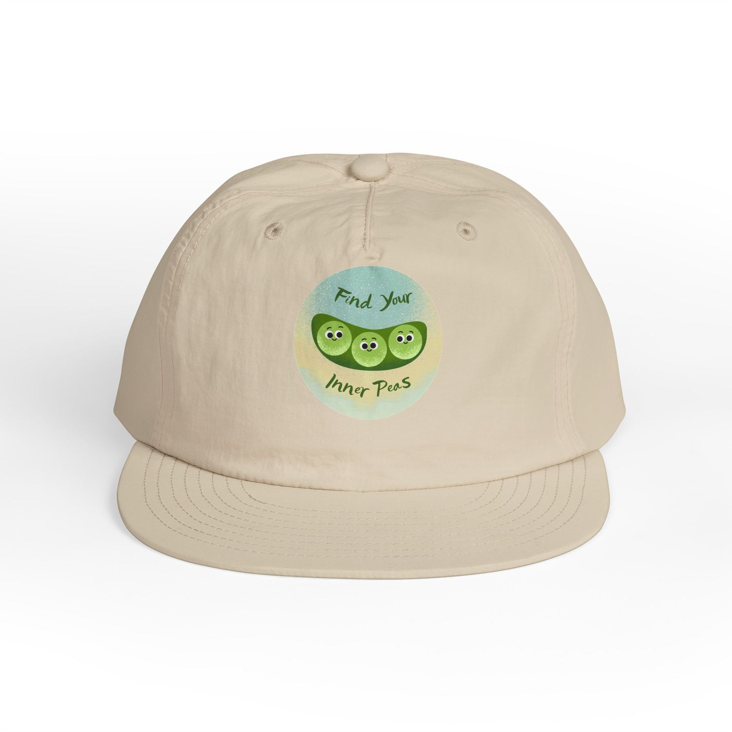 Surf Cap, Find Your Inner Peace Hat, Beachwear Accessories, Summer Cap, Fun Prints, Relaxation Gear, Outdoor Lifestyle