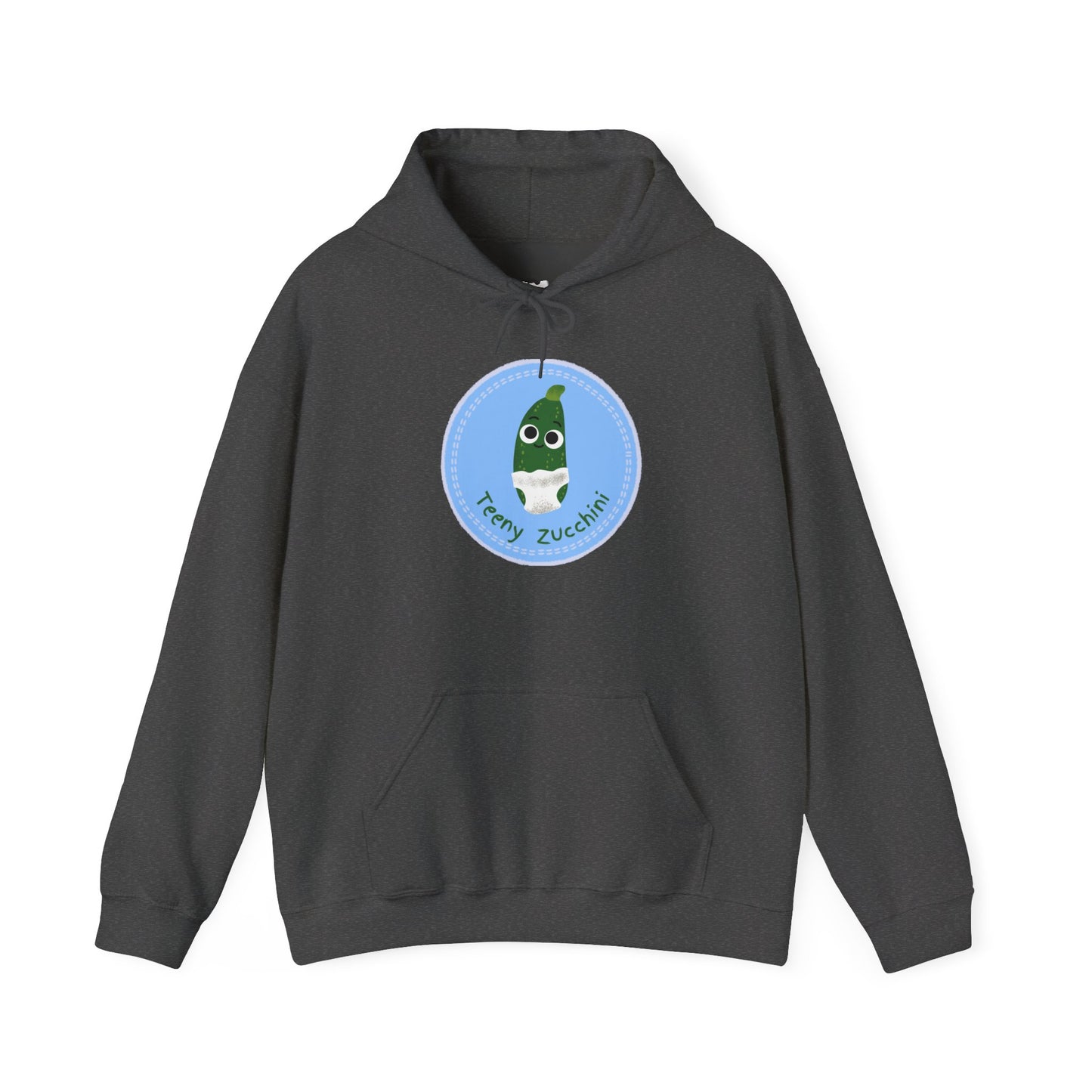 Funny Zucchini Hoodie, Cute Unisex Pullover, Vegetable Humor Apparel, Perfect Gift for Foodies, Fall Fashion Hoodie