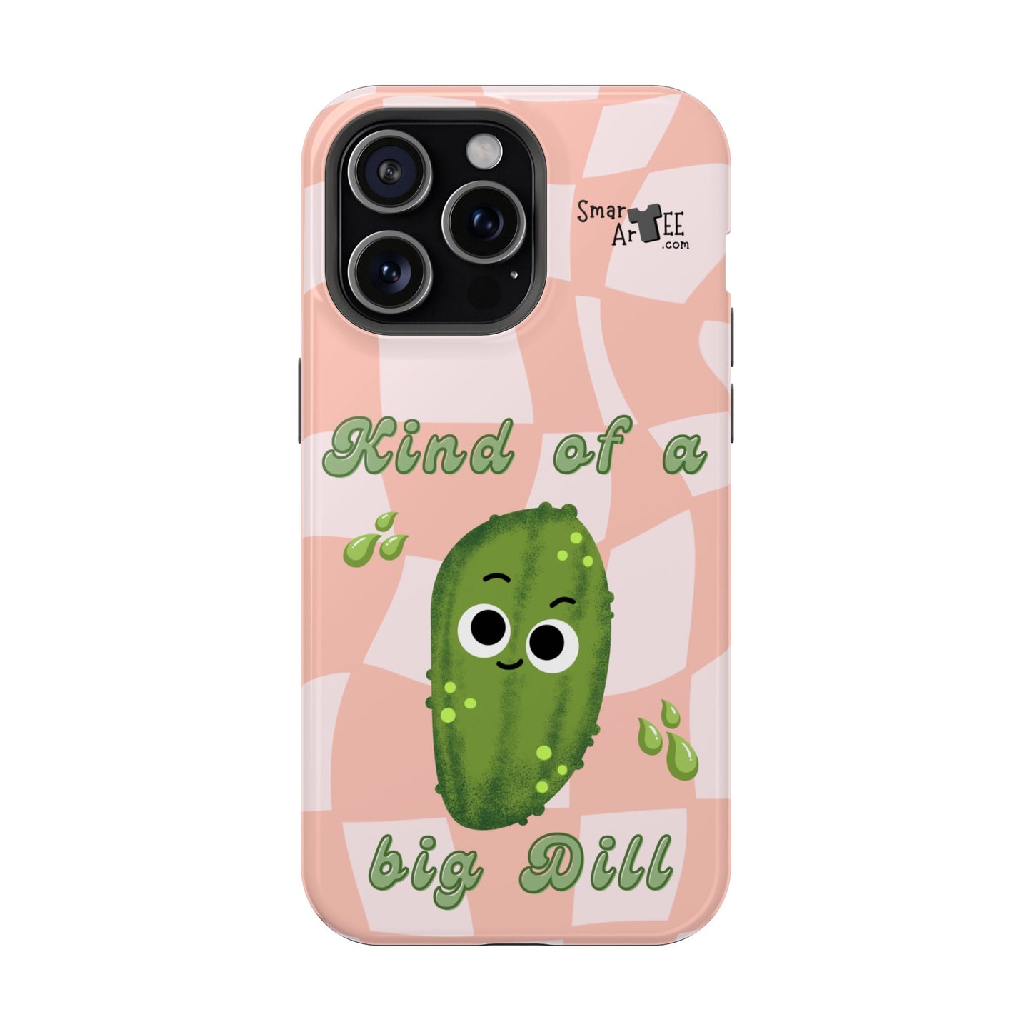 Cute Cucumber Phone Case, Funny Phone Case, Gift for Vegetable Lovers, Quirky Mobile Accessories, Summer Vibes, Kind of a Big Dill