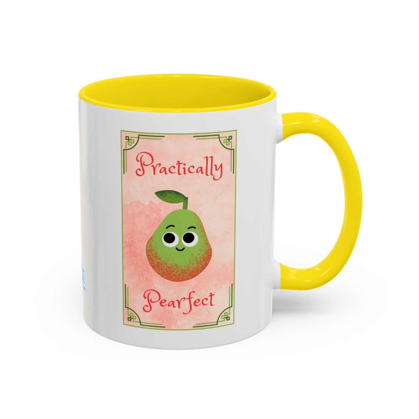 Fun Whimsical Coffee Mug, Unique Gift for Friends, Cute Pear Design, Perfect for Birthdays, Cute Kitchen Decor, Funny Drinkware