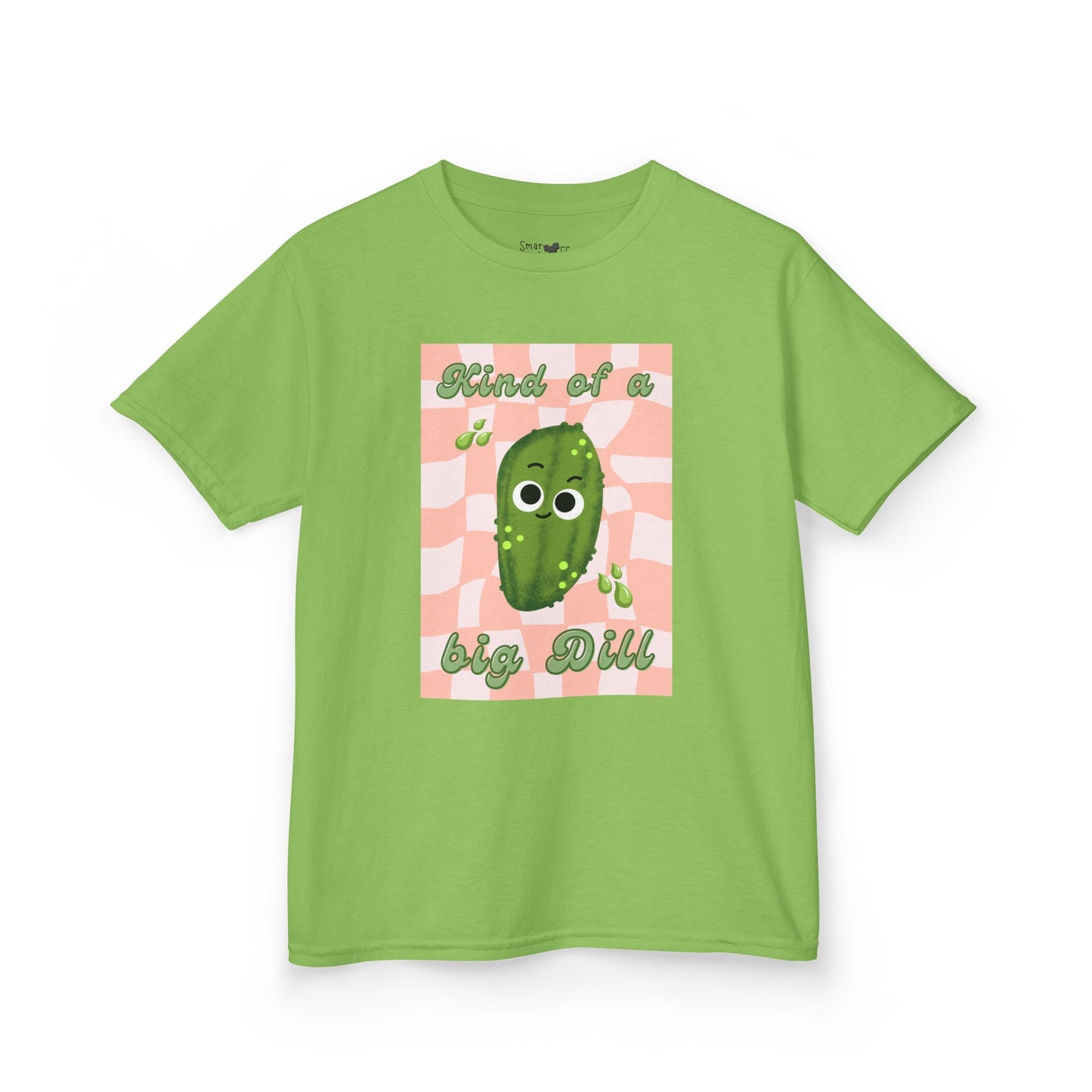 Kids' Funny Cucumber 'Kind of a Big Dill' Humor Shirt, Funny Vegetable Pun, Great Gift Idea