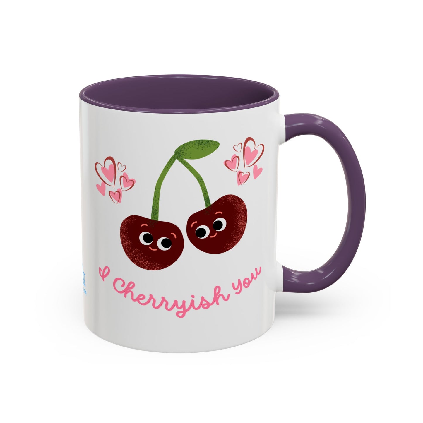 Cute Cherryish Coffee Mug, Cherry Mug, Love Mug, Valentine's Day Gift, Friendship Gift, Cute Coffee Lover's Gift