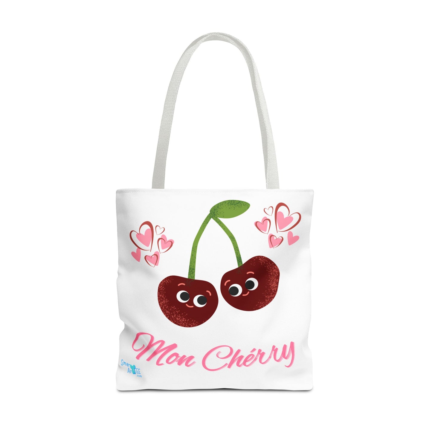 Cute Cherry Love Tote Bag - Perfect for Valentine's Day, Everyday Use, Grocery Shopping, Beach Outings, Fun Accessories