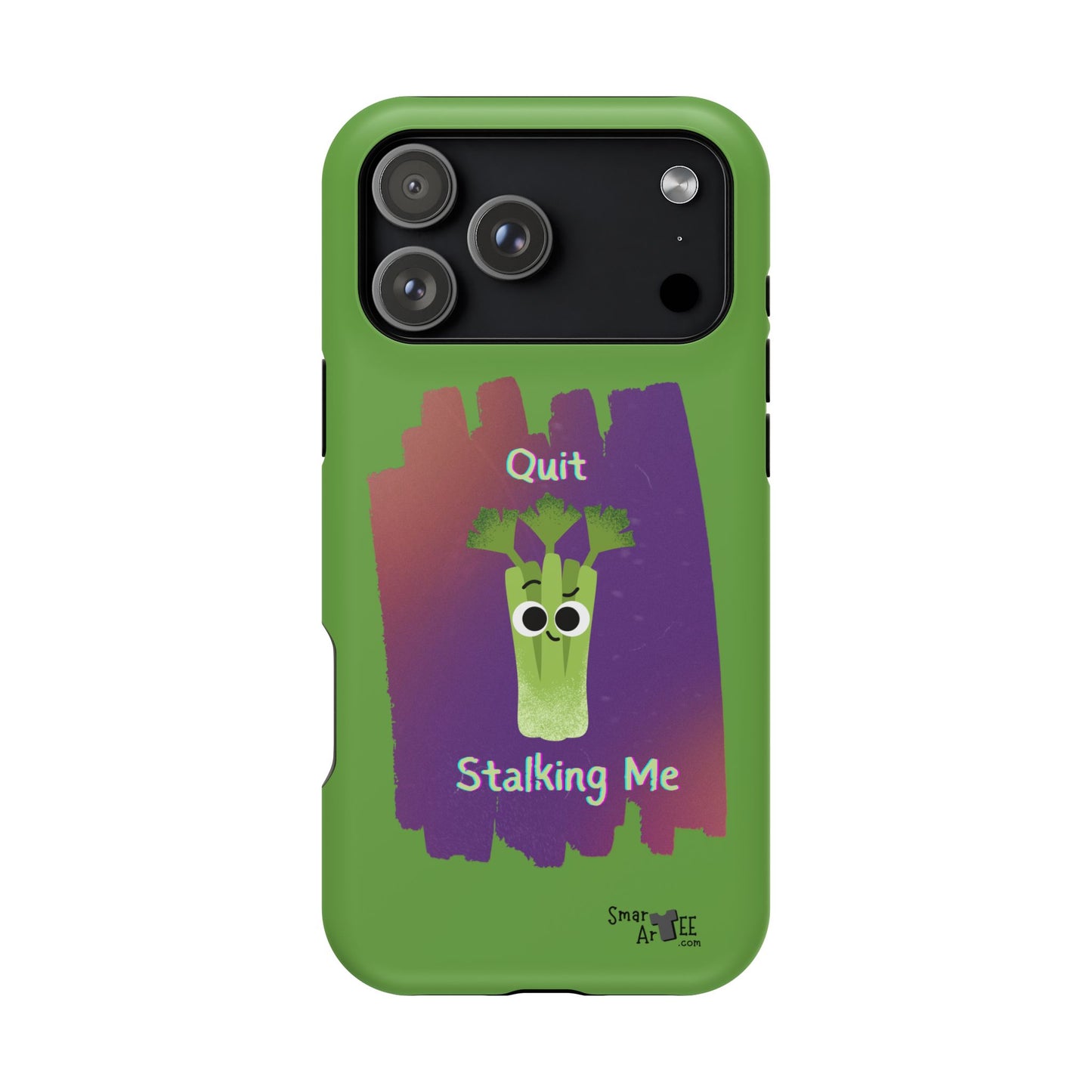 Cute Celery Pun Phone Case, Quirky Impact-Resistant Cell Phone Cover, Gift for Veggie Lovers, Fun Accessories for Friends