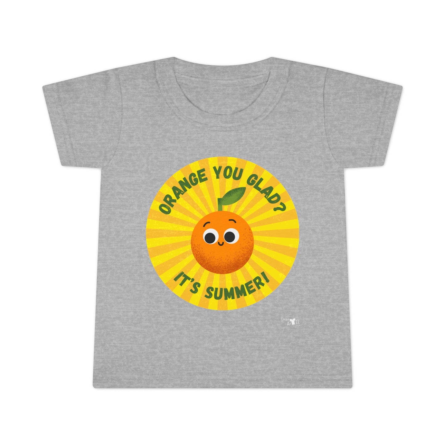Summer Toddler Shirt: Orange You Glad It's Summer? Fun Kids Tee, Birthday Gift, Playdate Outfit, Summer Vibes, Cute Children’s Apparel