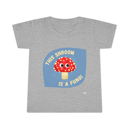 Adorable Toddler Shirt with Fun Mushroom Design | Cute Kids Tee, Novelty Gift, Fun Shirt for Playdates