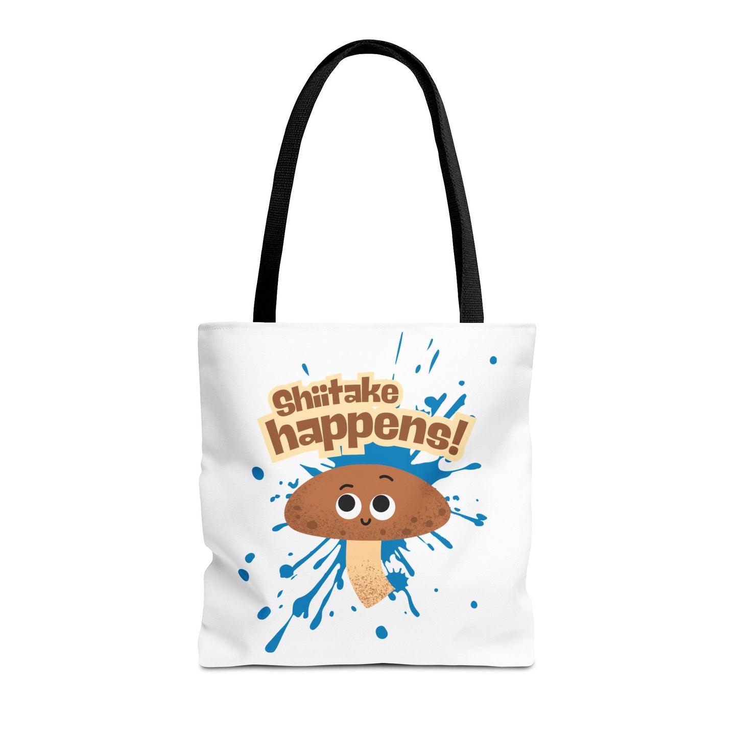 Funny Shiitake Mushroom Tote Bag, Humorous Eco-Friendly Shopping Bag, Perfect Gift for Fun-Lovers, Mushroom Lover Gift, Quirky Reusable Tote