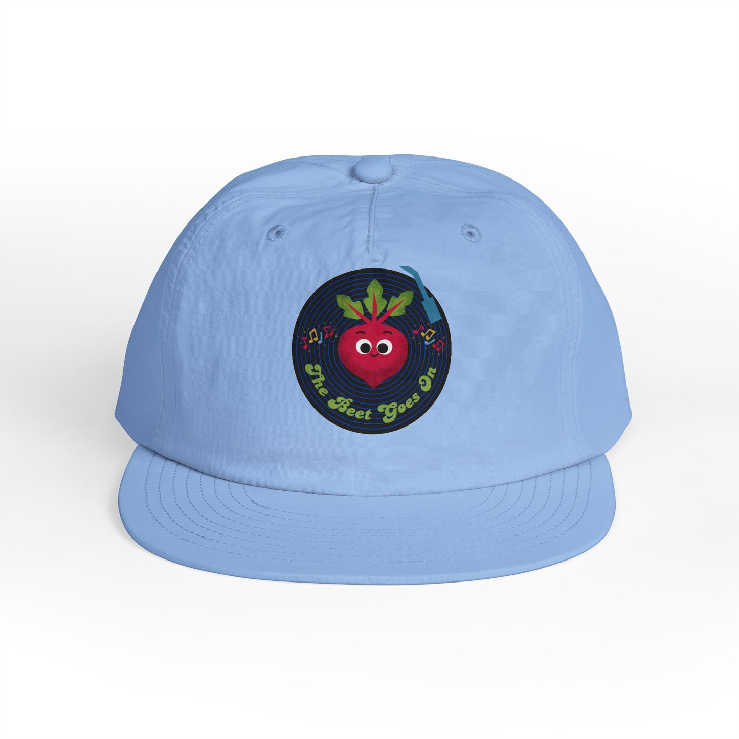 Surf Cap with Fun The Beet Goes On Pun Design, Cool Beach Hat, Perfect for Surfing, Gifts for Beach Lovers, Summer Accessories