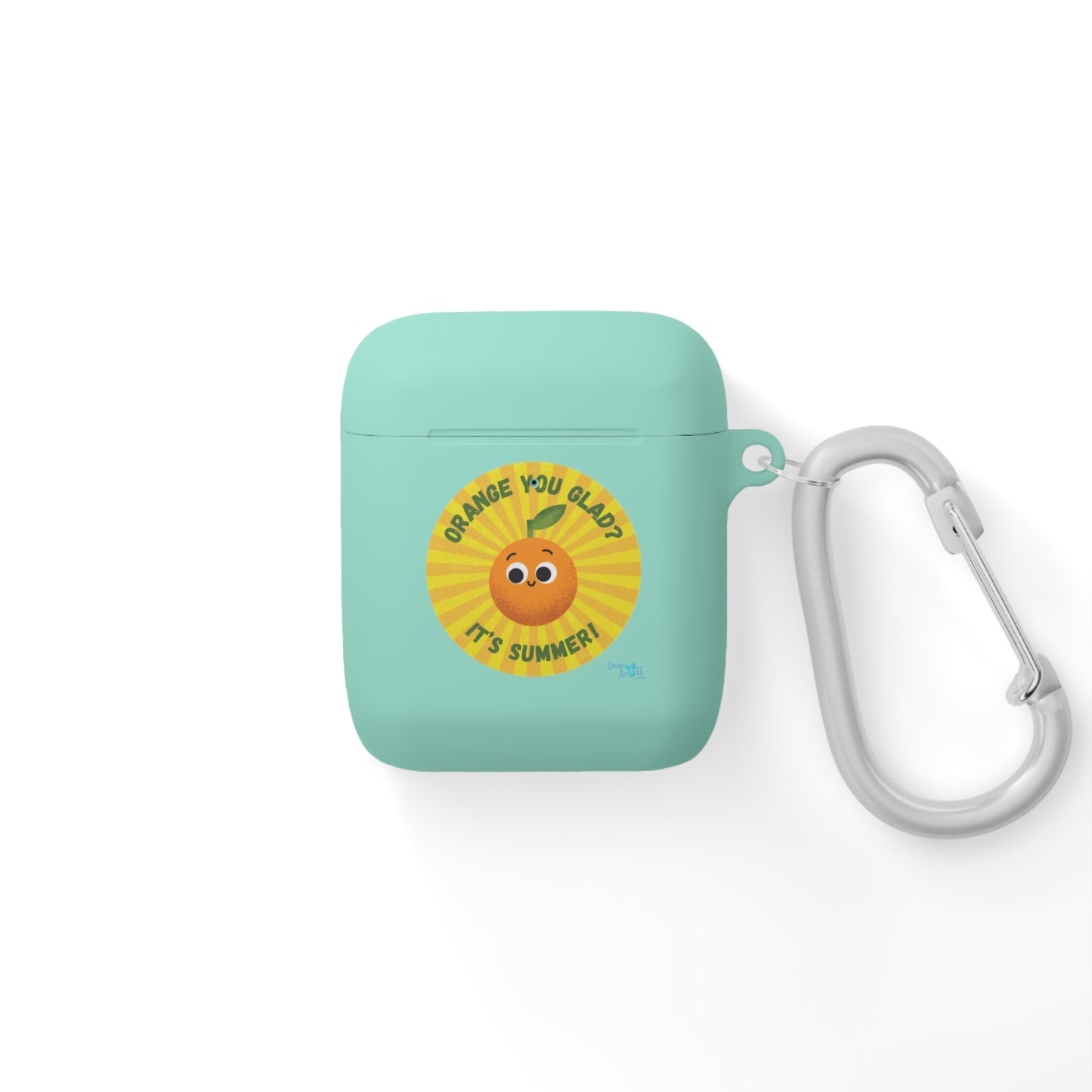 Summer Vibe AirPods Case Cover, Orange Fruit AirPods Holder, Fun Summer Gift, Apple AirPods Accessory