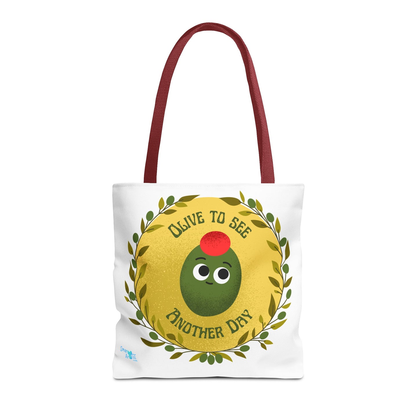 Olive to See Another Day Tote Bag | Fun Eco-Friendly Shopping Bag, Gift for Friends, Cute & Quirky, Everyday Carry, Summer Outing