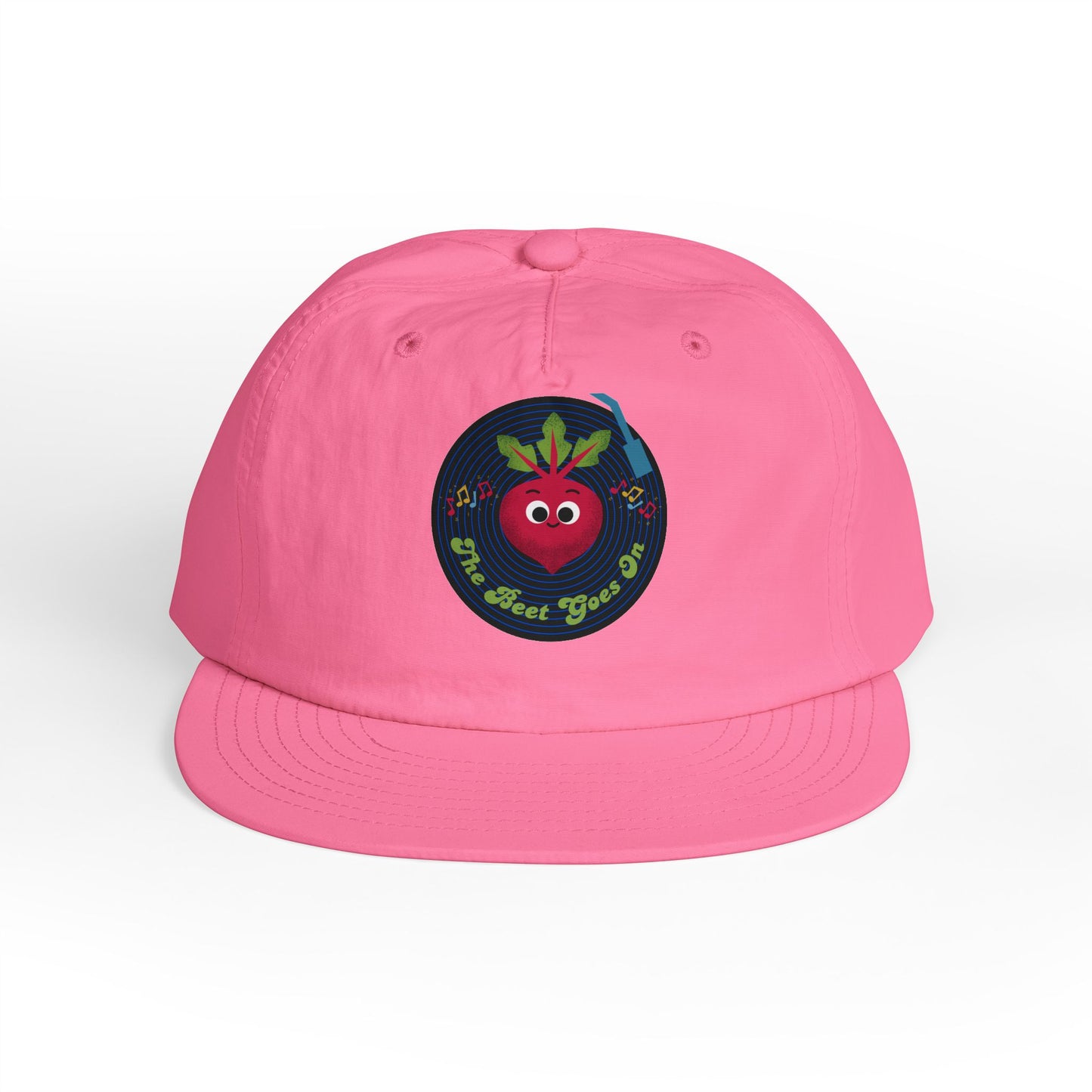 Surf Cap with Fun The Beet Goes On Pun Design, Cool Beach Hat, Perfect for Surfing, Gifts for Beach Lovers, Summer Accessories