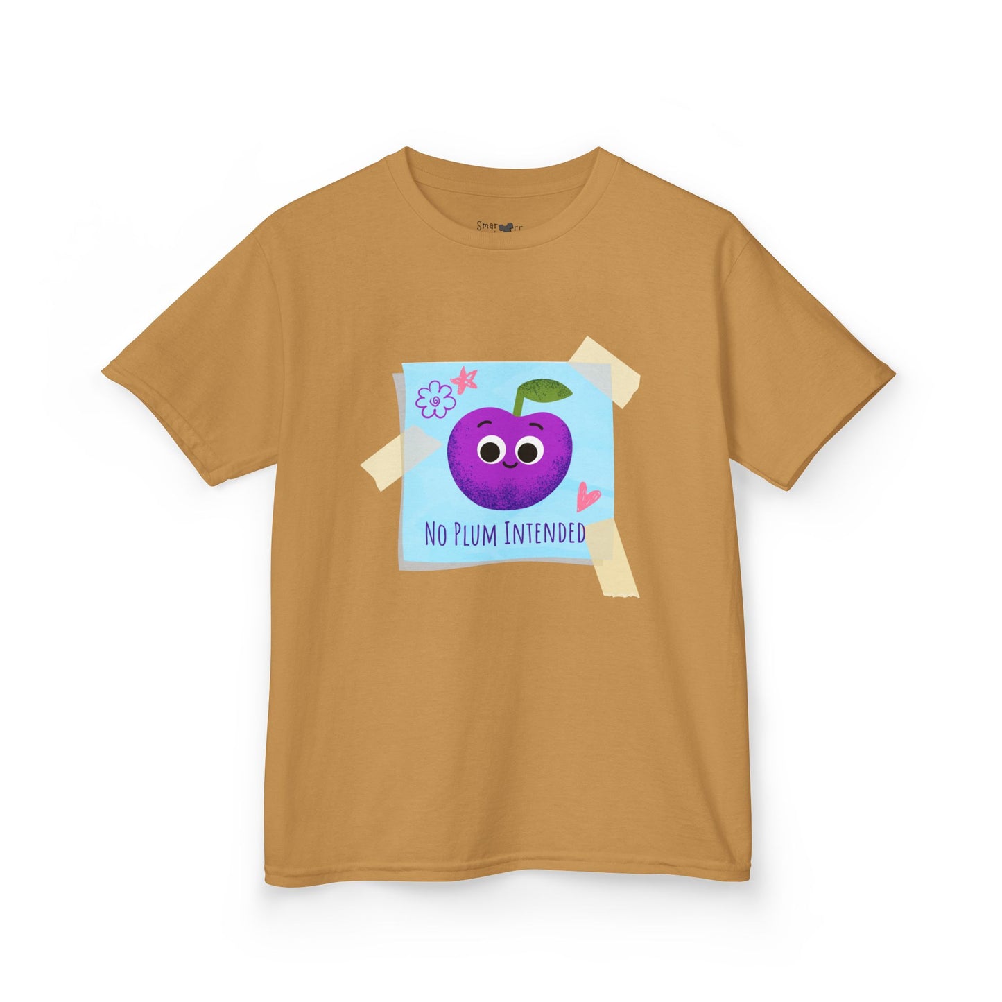 Kids Graphic Tee, Funny Kids Pun Shirt, Cute Apparel for Children, No Plum Intended Design, Birthday Gift, Everyday Wear