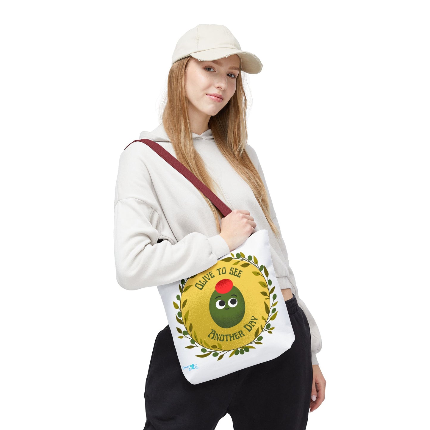 Olive to See Another Day Tote Bag | Fun Eco-Friendly Shopping Bag, Gift for Friends, Cute & Quirky, Everyday Carry, Summer Outing
