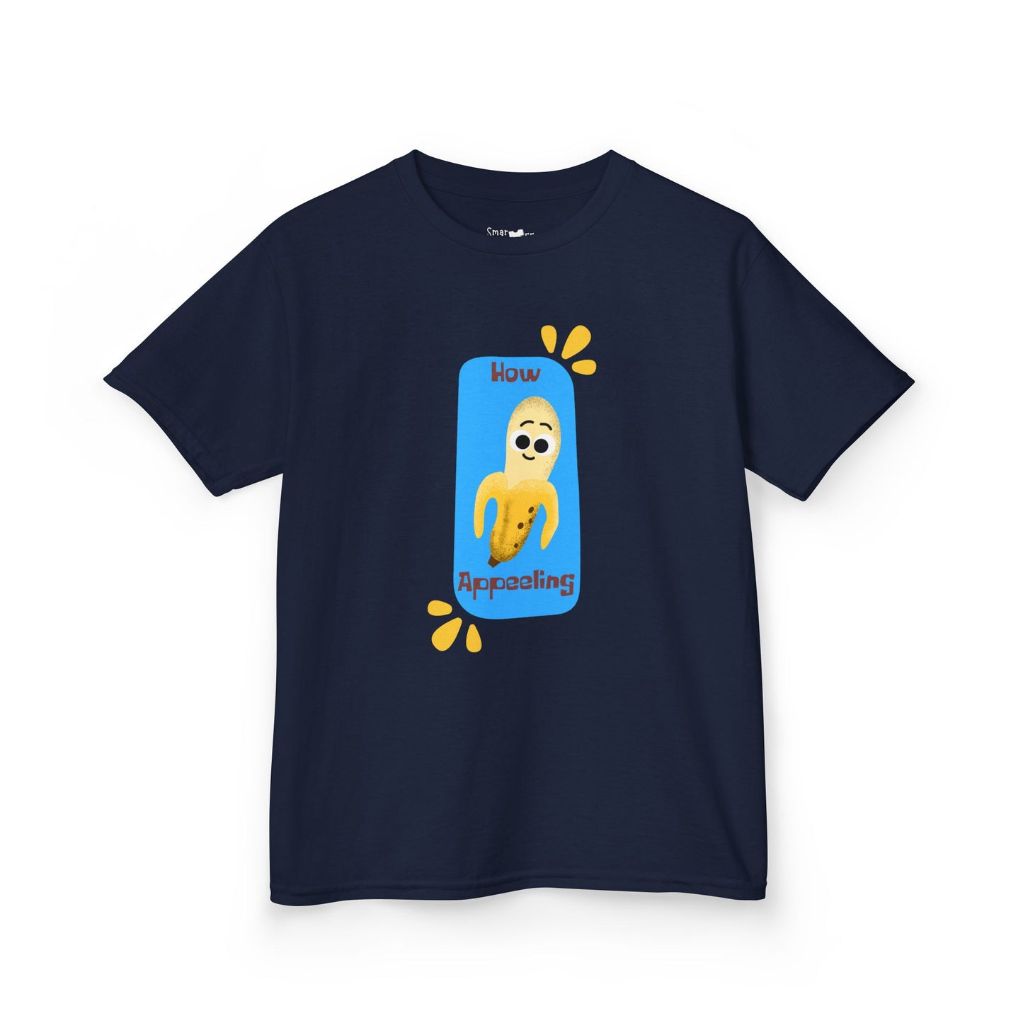 Kids Funny Graphic Tee with 'How Appeeling' Banana Pun Design | Playful Shirt for Children | Gift for Birthdays