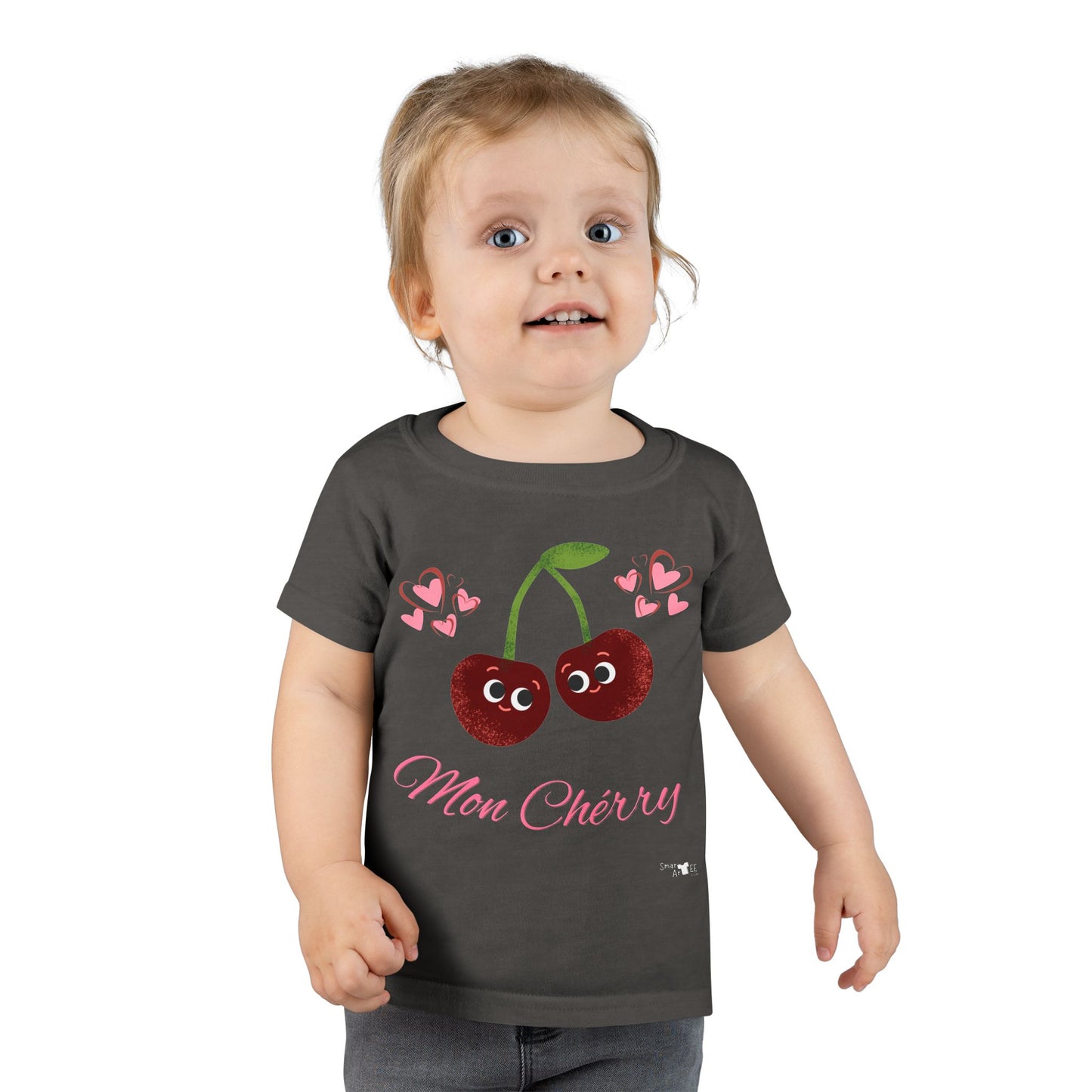 Cute Cherry Toddler Shirt, Adorable Kids Apparel, Summer Outfit, Birthday Gift, Playtime Essential, Sweetheart Design