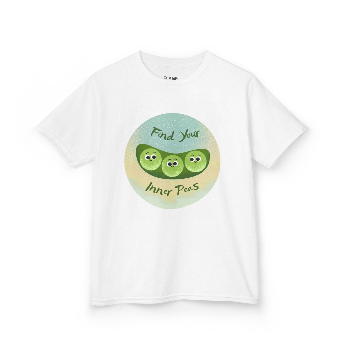 Kids Shirt with 'Find Your Inner Peas' Design, Fun & Relaxed Wear for Playtime, Perfect Gift for Kids, Summer Outfits, Funny Gift Idea