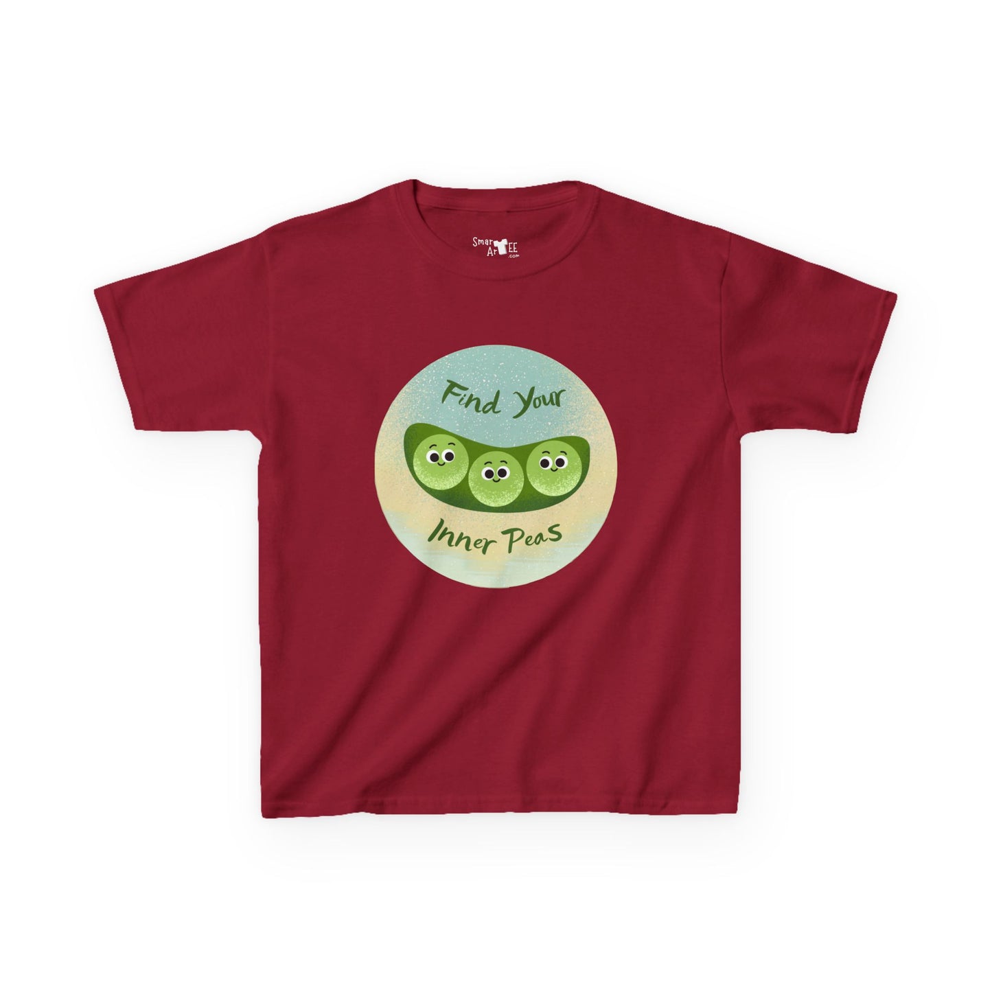 Kids Shirt with 'Find Your Inner Peas' Design, Fun & Relaxed Wear for Playtime, Perfect Gift for Kids, Summer Outfits, Funny Gift Idea