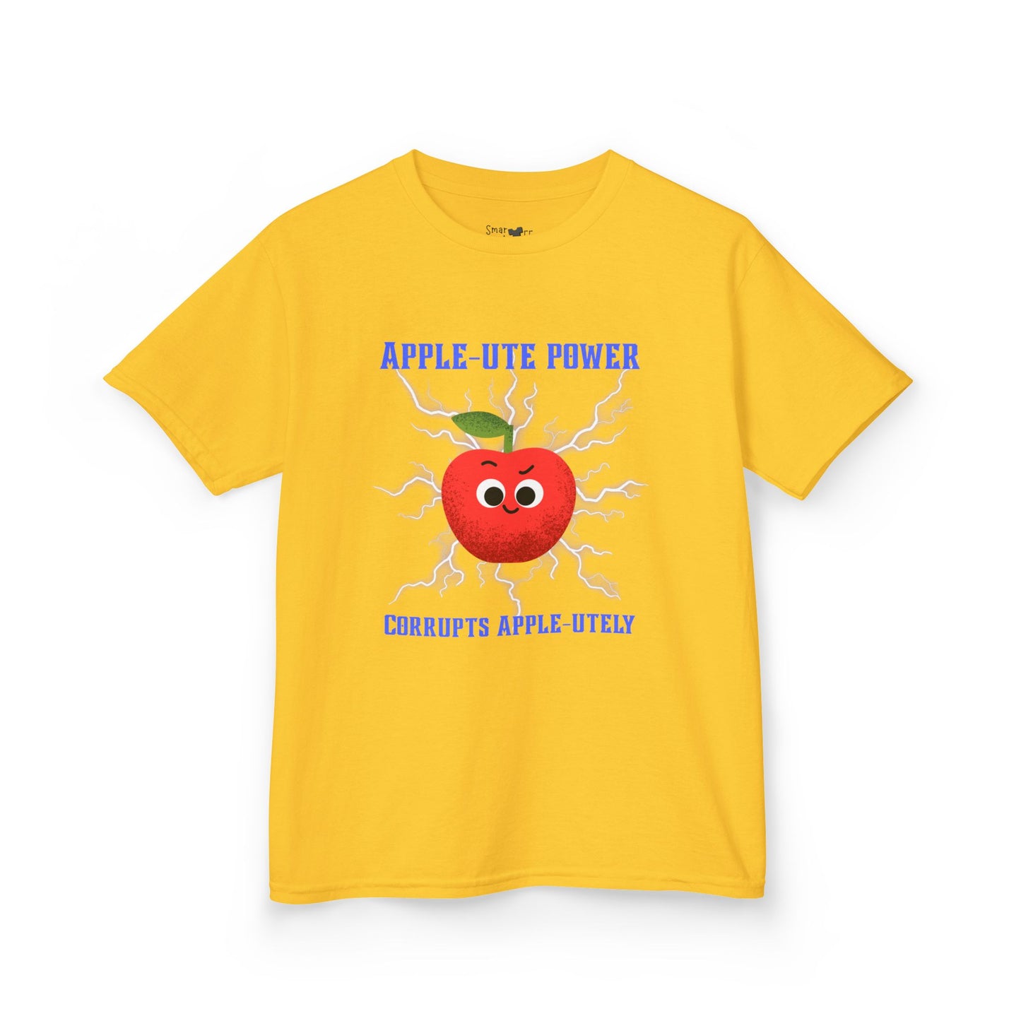 Playful Kids Tee - Fun Apple Design, Perfect for Back to School, Birthdays, Gifts, Family Outings, Summer Camp