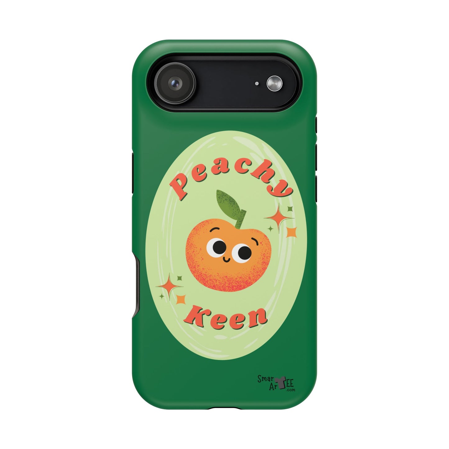 Peachy Keen Phone Case, Cute Impact-Resistant Case, Fun Smartphone Cover, Gift for Fruit Lovers, Customizable Phone Accessory