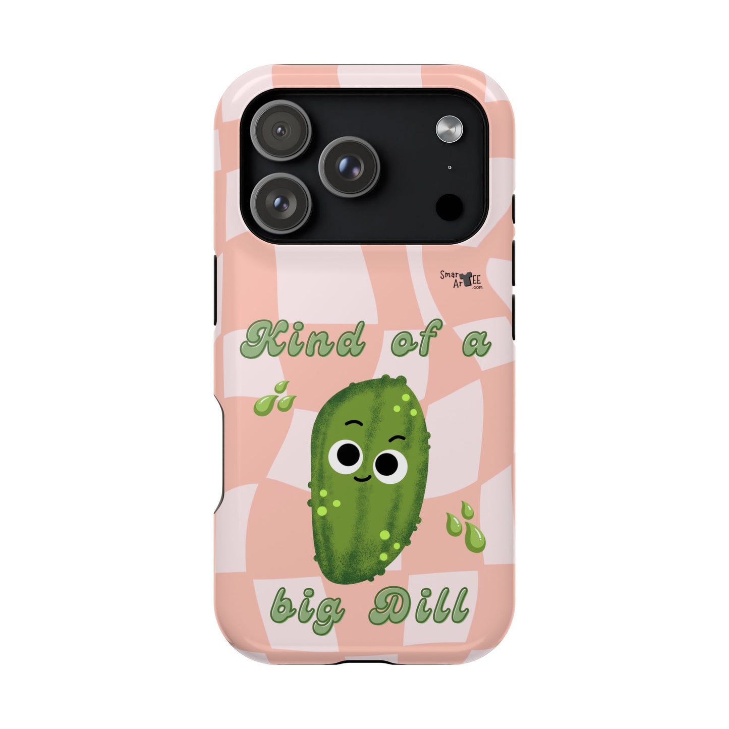Cute Cucumber Phone Case, Funny Phone Case, Gift for Vegetable Lovers, Quirky Mobile Accessories, Summer Vibes, Kind of a Big Dill
