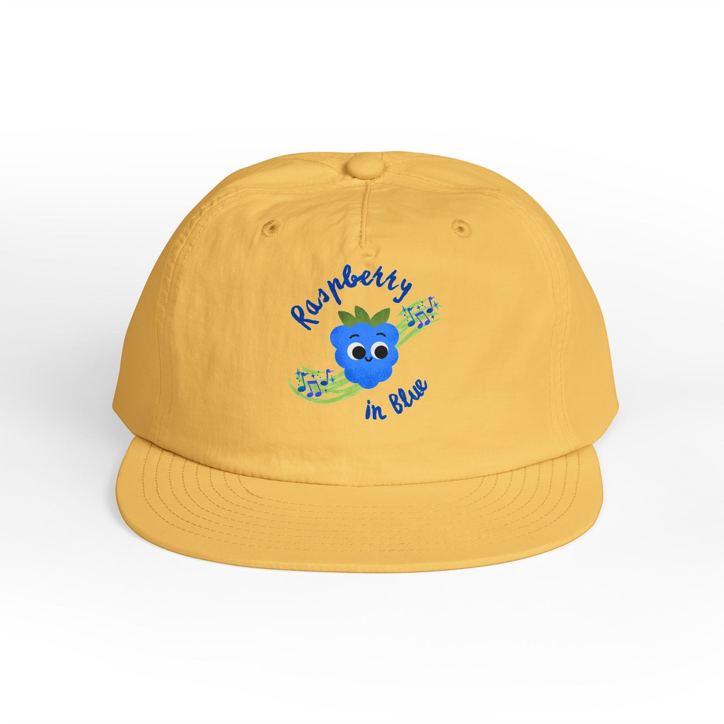 Rhapsody in Blue Pun Surf Cap | Fun Summer Hat, Youth Beachwear, Gift for All Ages, Outdoor Adventures, Vacation Accessory