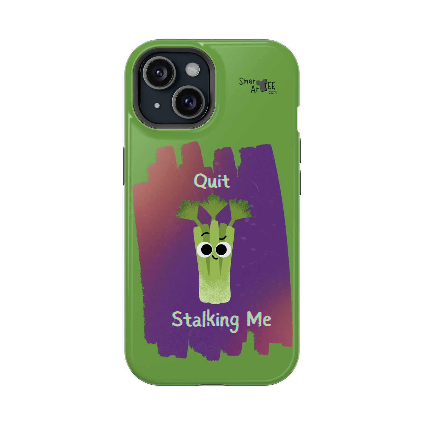 Cute Celery Pun Phone Case, Quirky Impact-Resistant Cell Phone Cover, Gift for Veggie Lovers, Fun Accessories for Friends