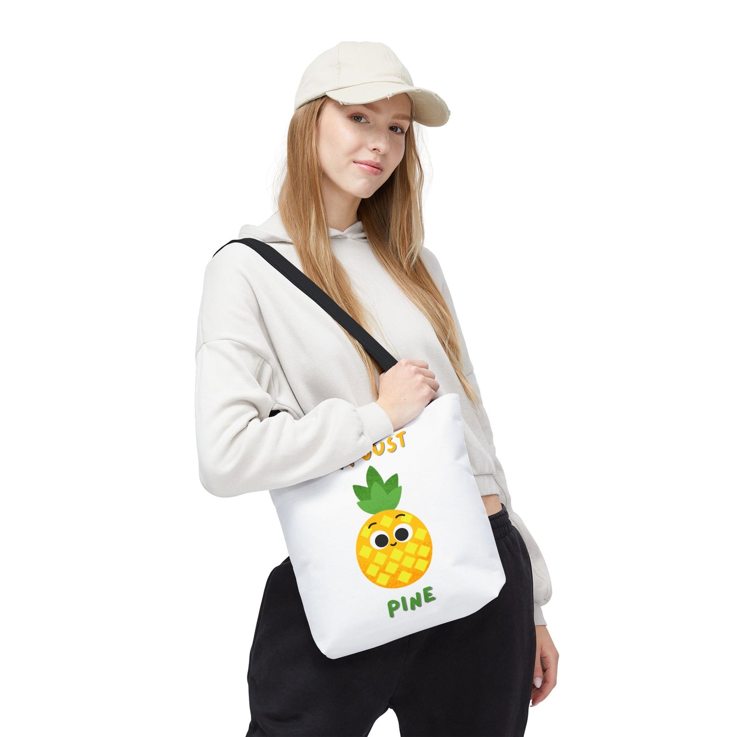 Cute Pineapple Tote Bag, Fun Shopper Bag, Beach Bag, Eco-Friendly Tote, Gift for Fruit Lovers, Summer Accessory