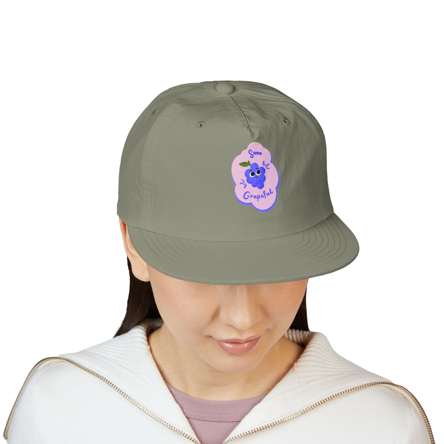 Grateful Vibes Surf Cap | Casual Sun Hat, Beachwear Accessory, Summertime Fashion, Gift for Surfers, Outdoor Adventures