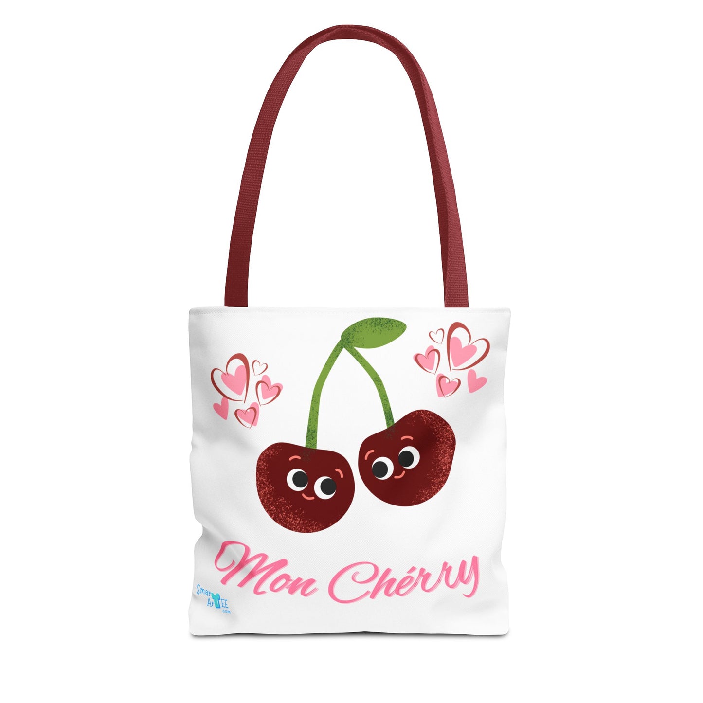 Cute Cherry Love Tote Bag - Perfect for Valentine's Day, Everyday Use, Grocery Shopping, Beach Outings, Fun Accessories