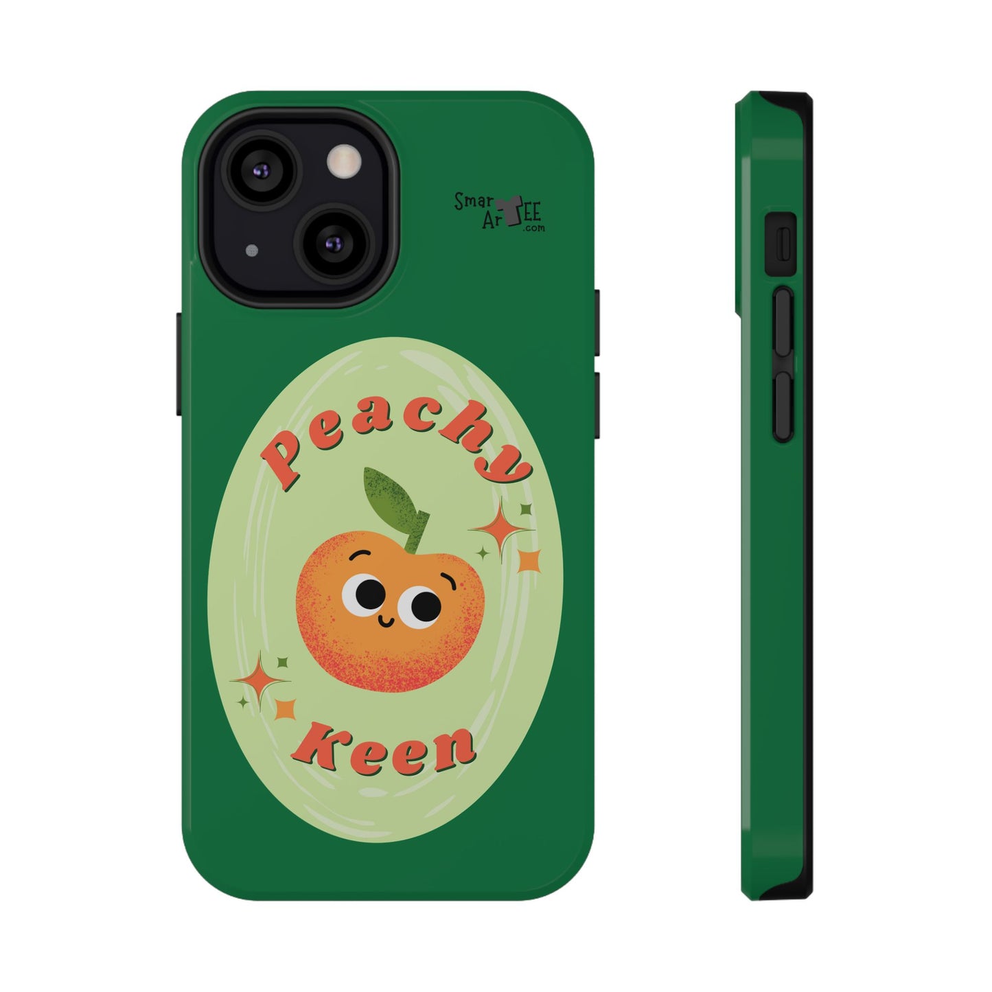 Peachy Keen Phone Case, Cute Impact-Resistant Case, Fun Smartphone Cover, Gift for Fruit Lovers, Customizable Phone Accessory