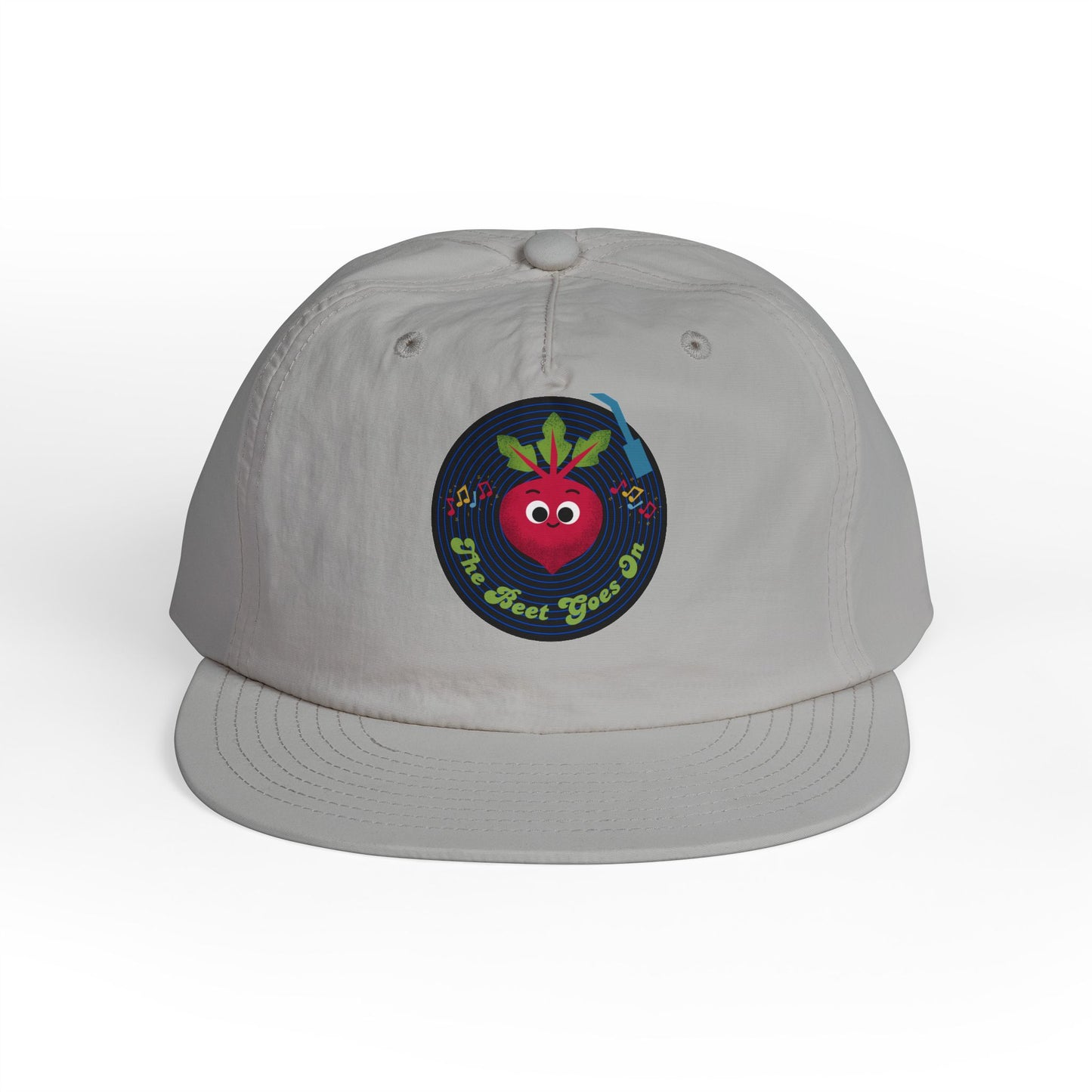 Surf Cap with Fun The Beet Goes On Pun Design, Cool Beach Hat, Perfect for Surfing, Gifts for Beach Lovers, Summer Accessories
