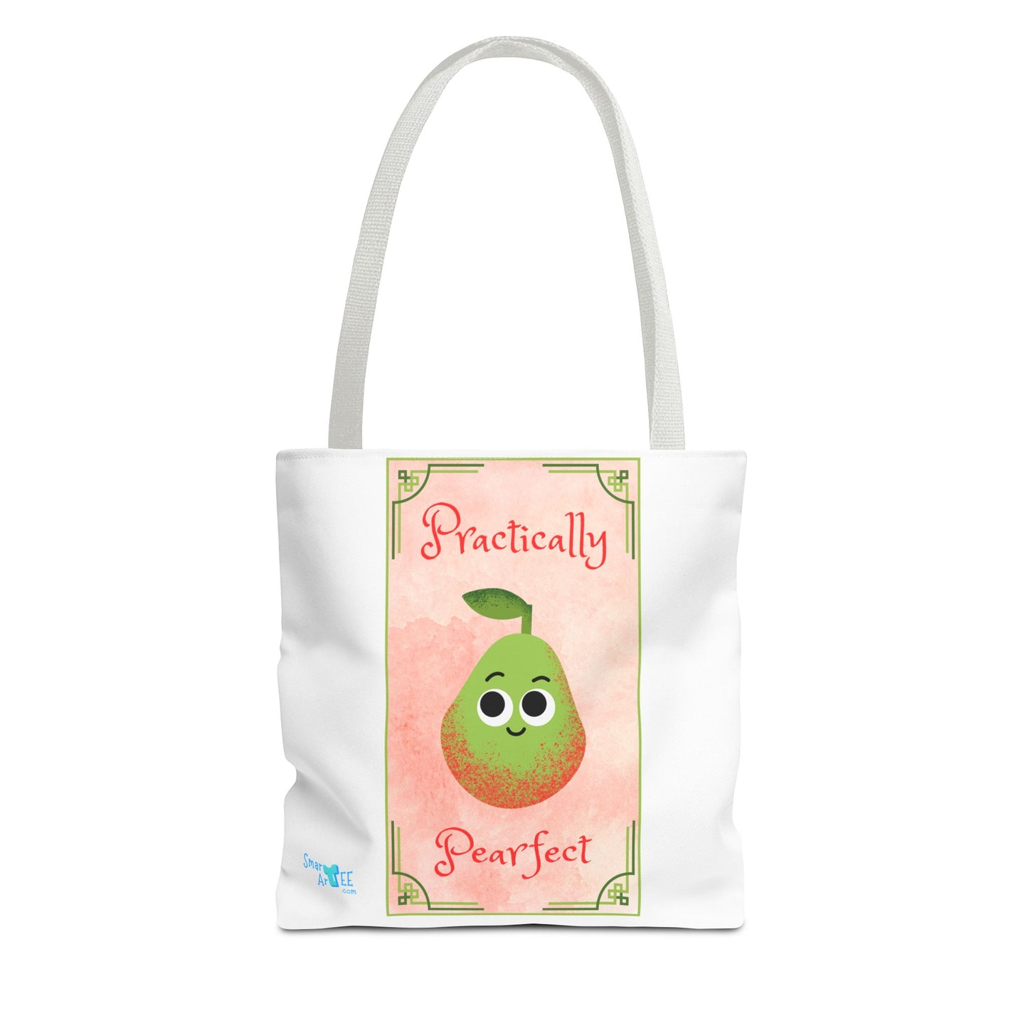 Whimsical Tote Bag - Practically Pearfeet, Cute Shopping Tote, Eco-Friendly Reusable Bag, Perfect Gift for Fruit Lovers, Summer Essential