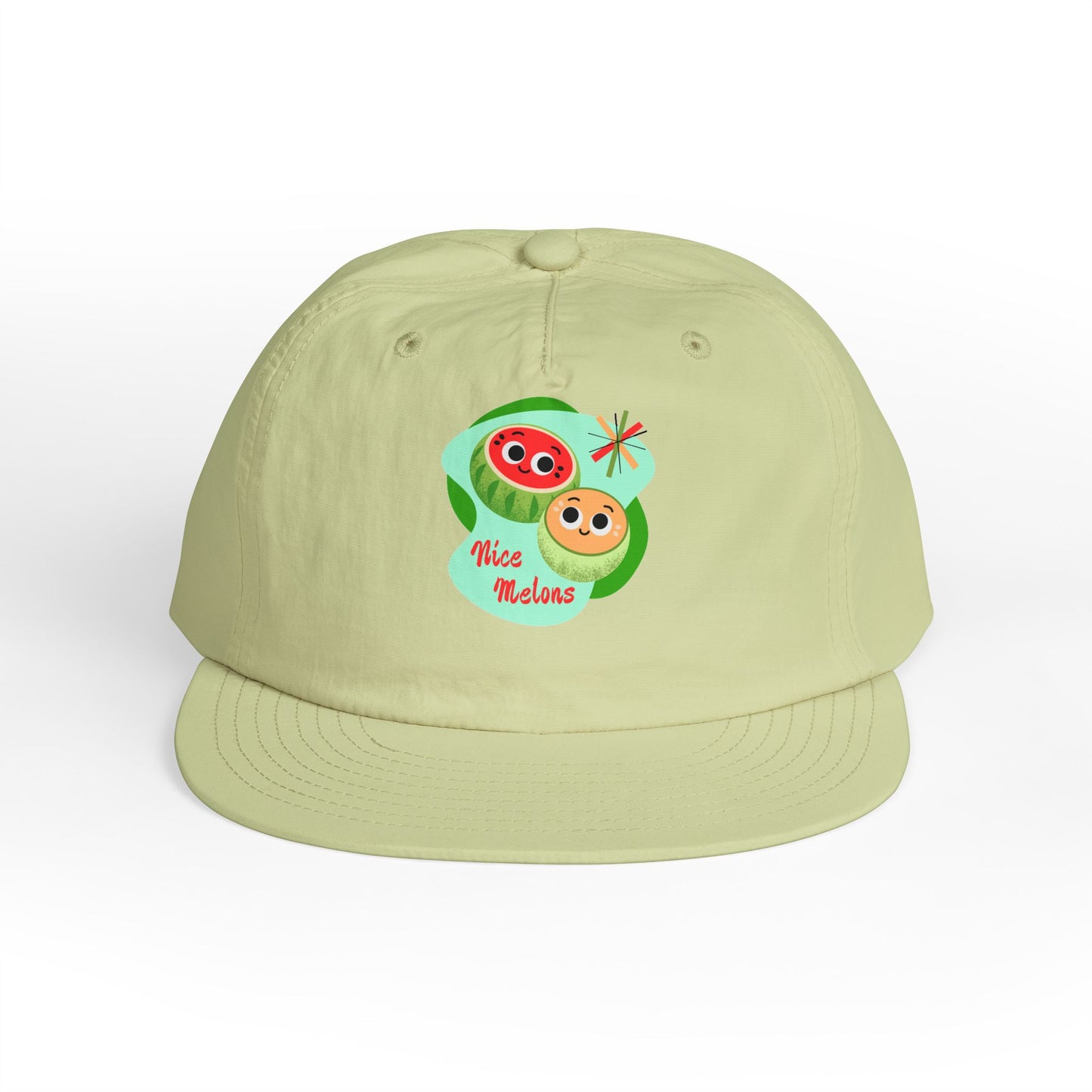 Cute Surf Cap, Summer Hat, Beach Cap, Funny Cap, Gift for Surfers, Nice Melons Graphic