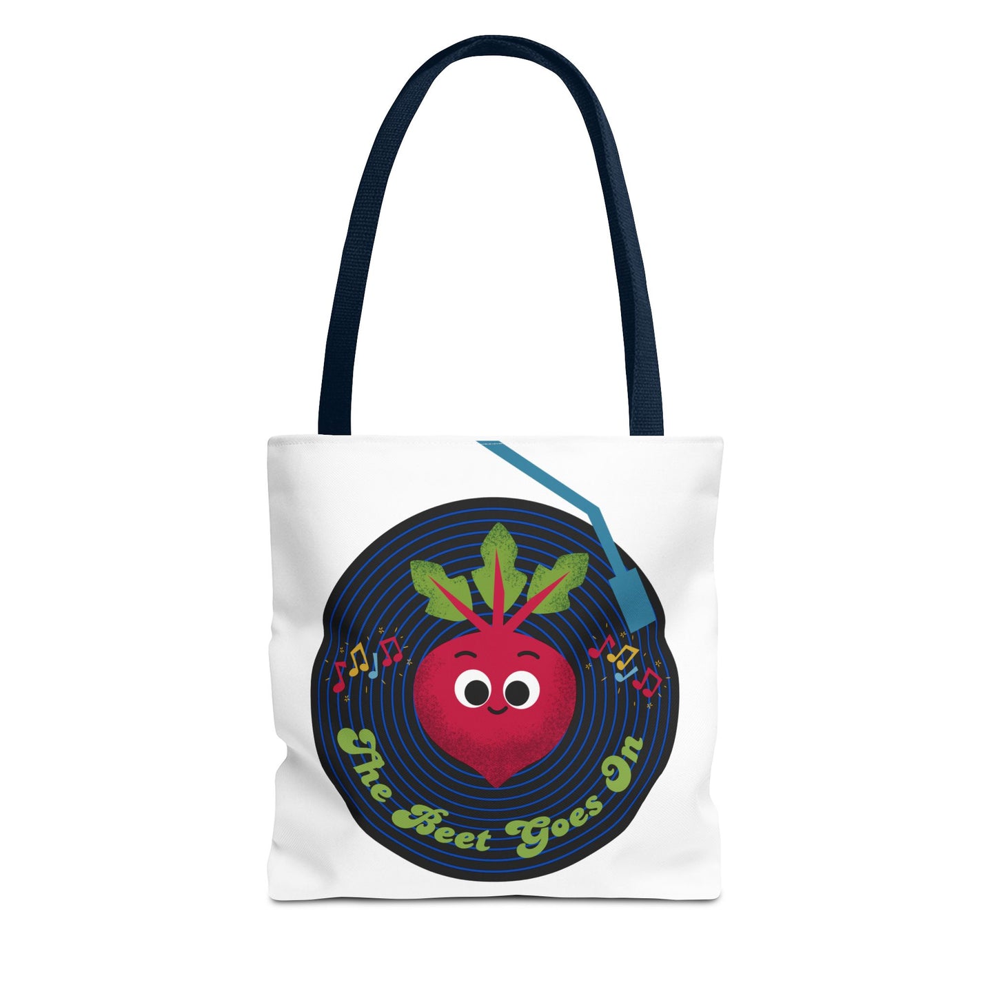 Musical Beet Tote Bag - Stylish Eco-Friendly Shopper, Fun Gift for Veggie Lovers, Perfect for Grocery Runs, Festivals, and Birthdays