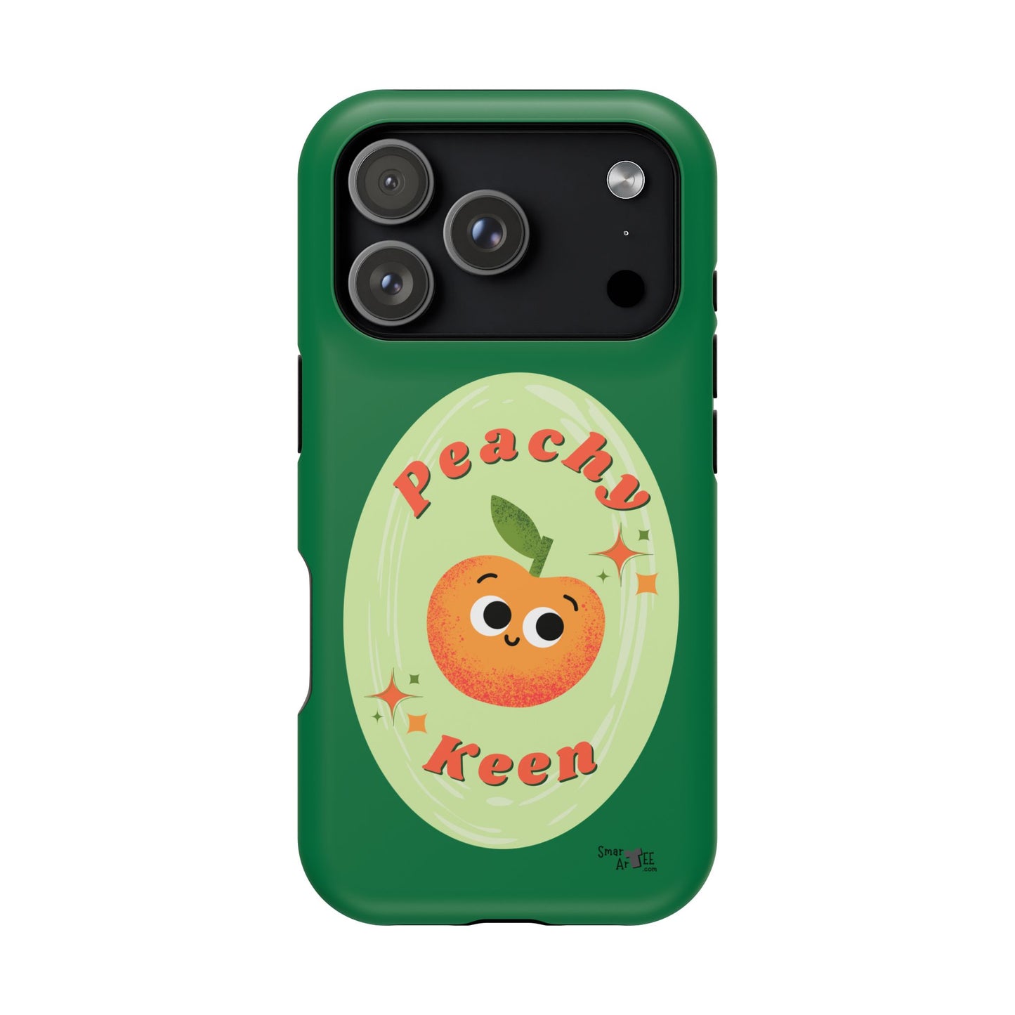 Peachy Keen Phone Case, Cute Impact-Resistant Case, Fun Smartphone Cover, Gift for Fruit Lovers, Customizable Phone Accessory