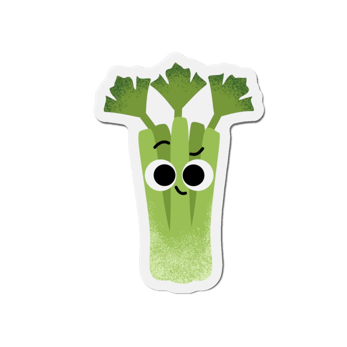 Cute Celery Die-Cut Magnets, Fun Kitchen Decor, Refrigerator Magnet, Gift for Foodies, Vegetable Art, Whimsical Kitchen Accessories