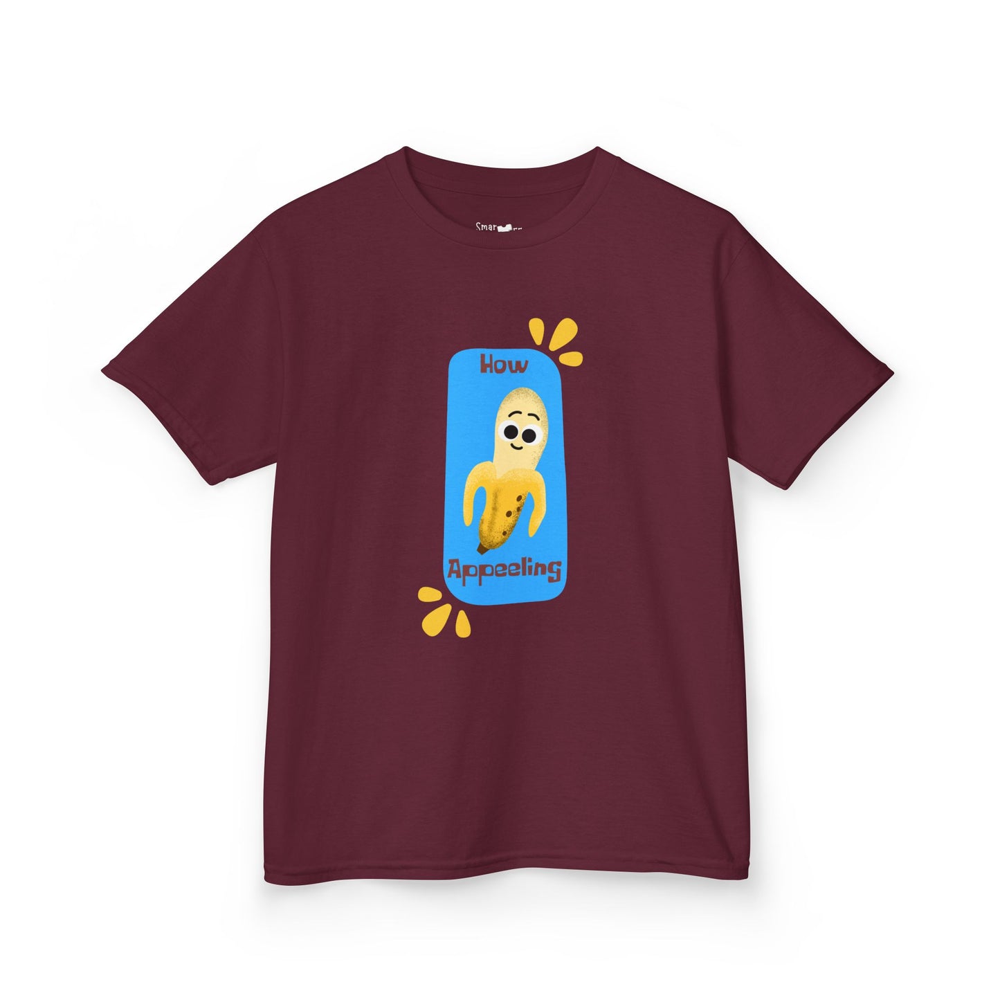 Kids Funny Graphic Tee with 'How Appeeling' Banana Pun Design | Playful Shirt for Children | Gift for Birthdays