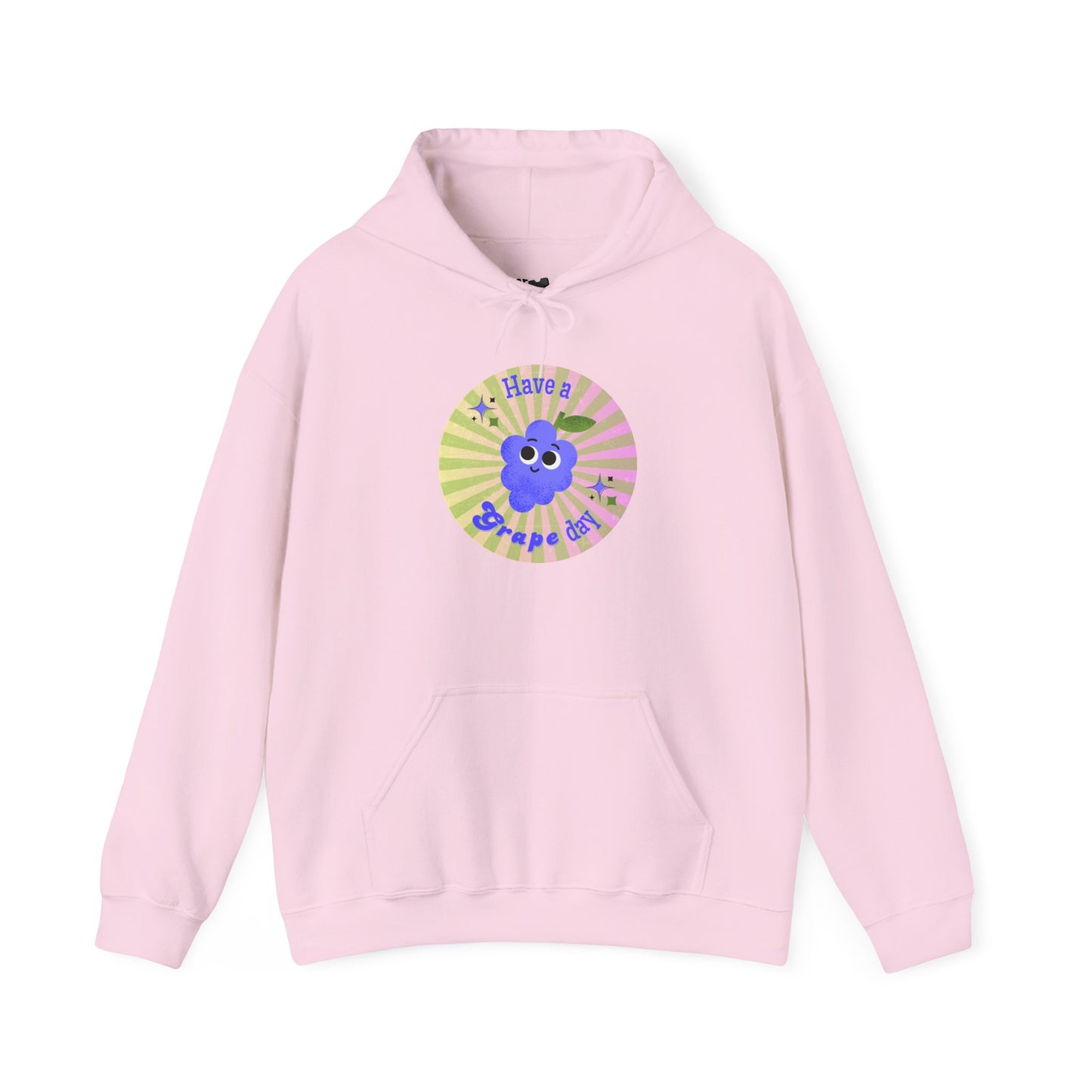 Cheerful Graphic Hoodie, Fun Casual Wear, Gift for Friends, Birthday, Cozy Apparel, Everyday Comfort