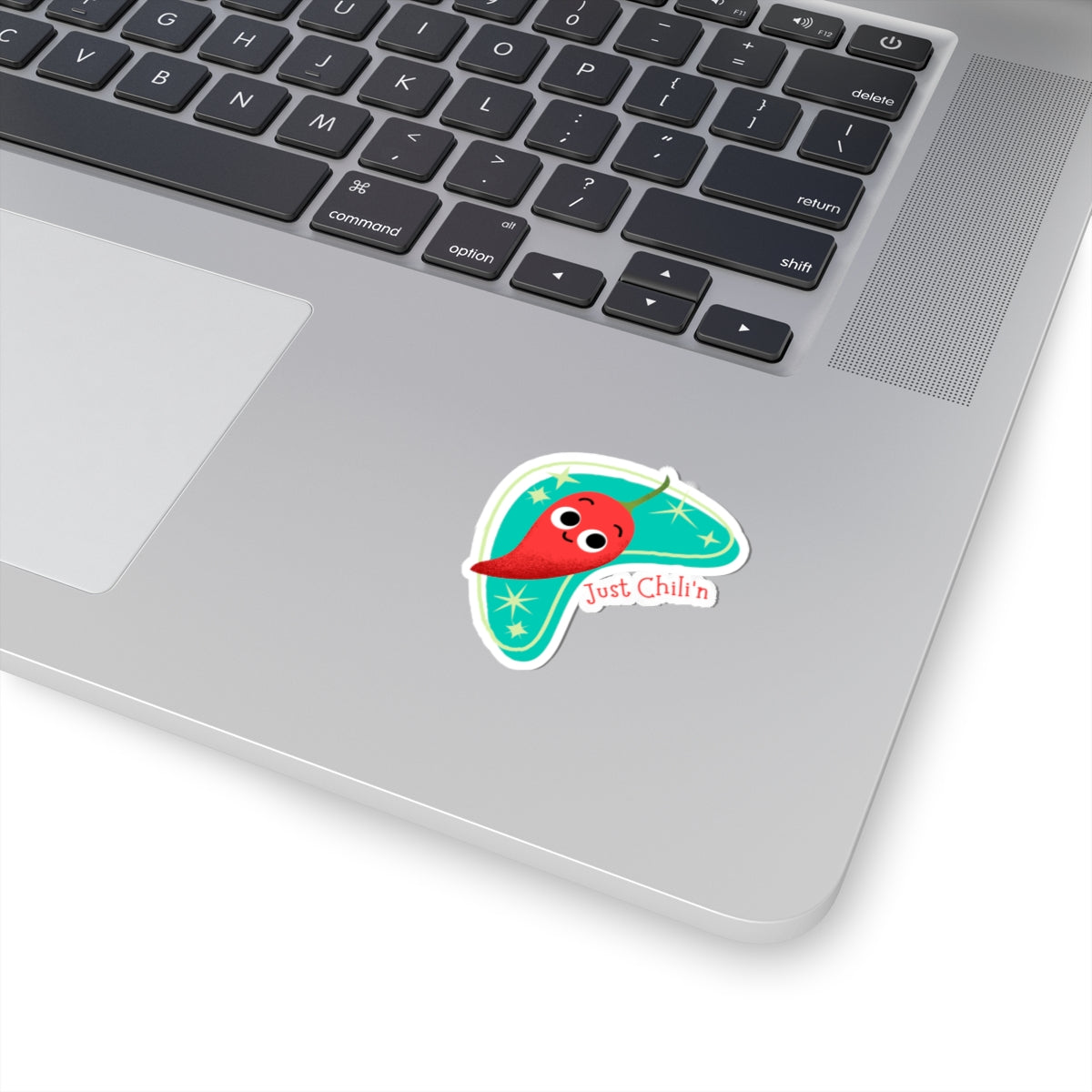 Fun Chili'n Kiss-Cut Stickers - Whimsical Vinyl Decals for Laptops, Water Bottles, Notebooks, Gifts, Cool Kitchen Decor