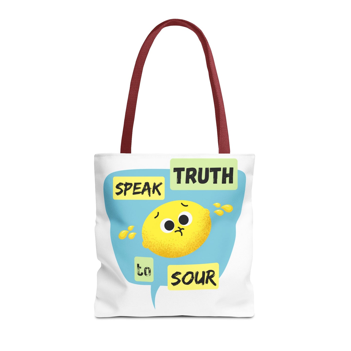 Cheerful Tote Bag with Motivational Quote, Perfect Gift for Friends, Essential Everyday Bag, Inspirational Gift, Fun Shopping Bag
