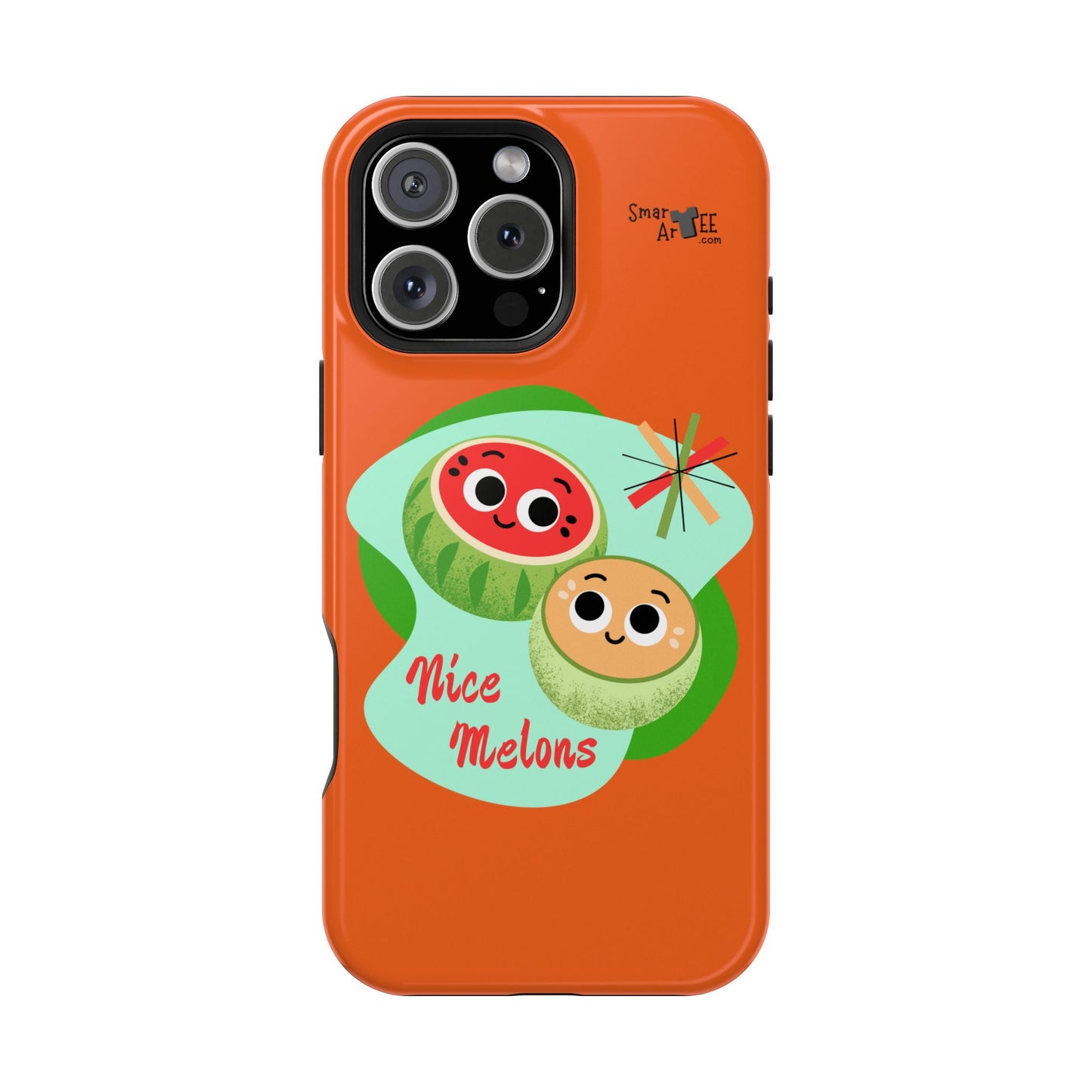 Cute Fruit Phone Case - Nice Melons Design, Impact-Resistant, Fun Gift for Kids, Phone Accessories for Celebrations, Fruit Lovers