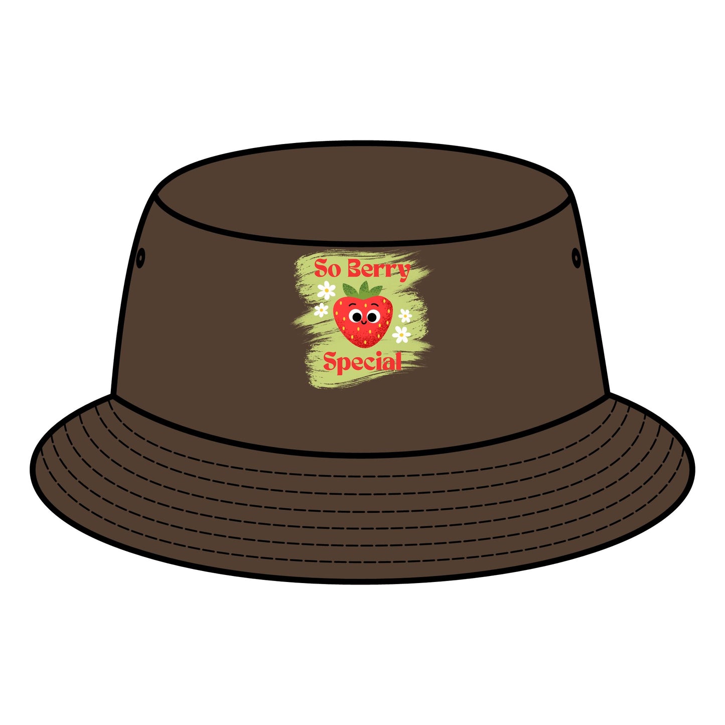 So Berry Special Fruit Pun Bucket Hats | Fun Summer Accessory, Cute Gift for Berry Lovers, Outdoor Events, Festivals, Picnics